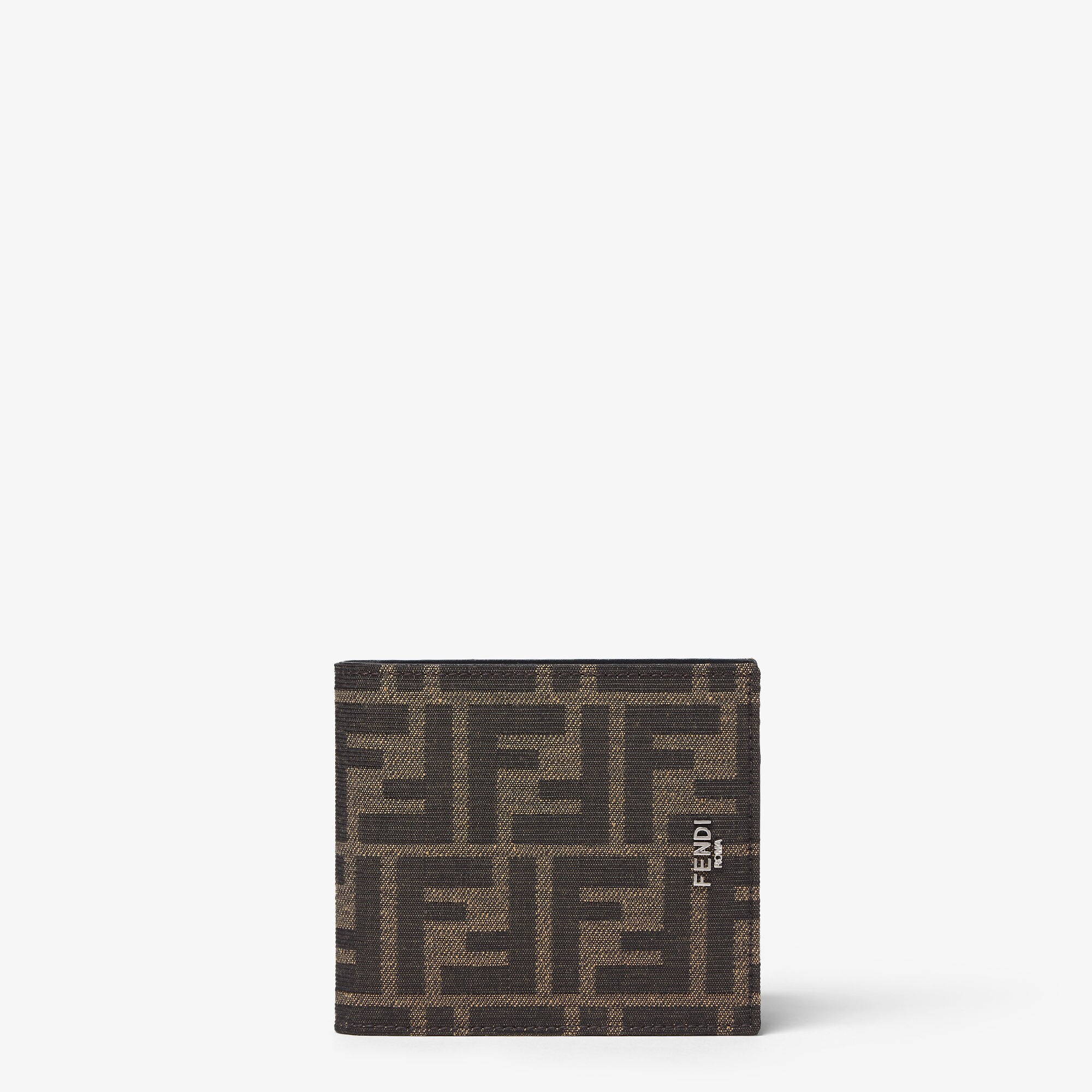 FENDI】日本限定 グレーファブリック 二つ折り財布 (FENDI