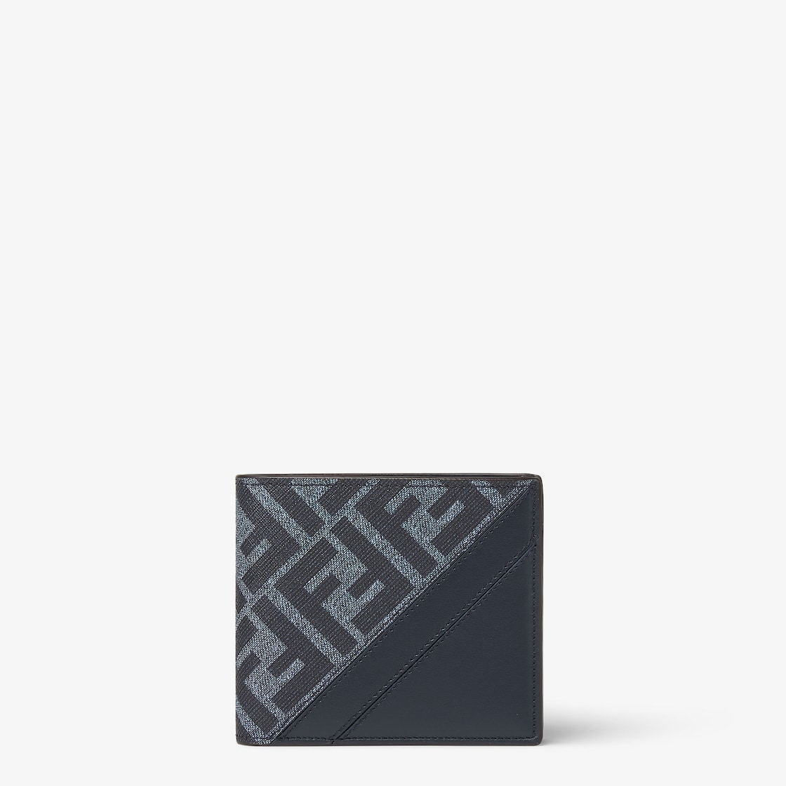 Fendi Diagonal皮夾布料藍色| Fendi Fendi Diagonal皮夾布料藍色| Fendi