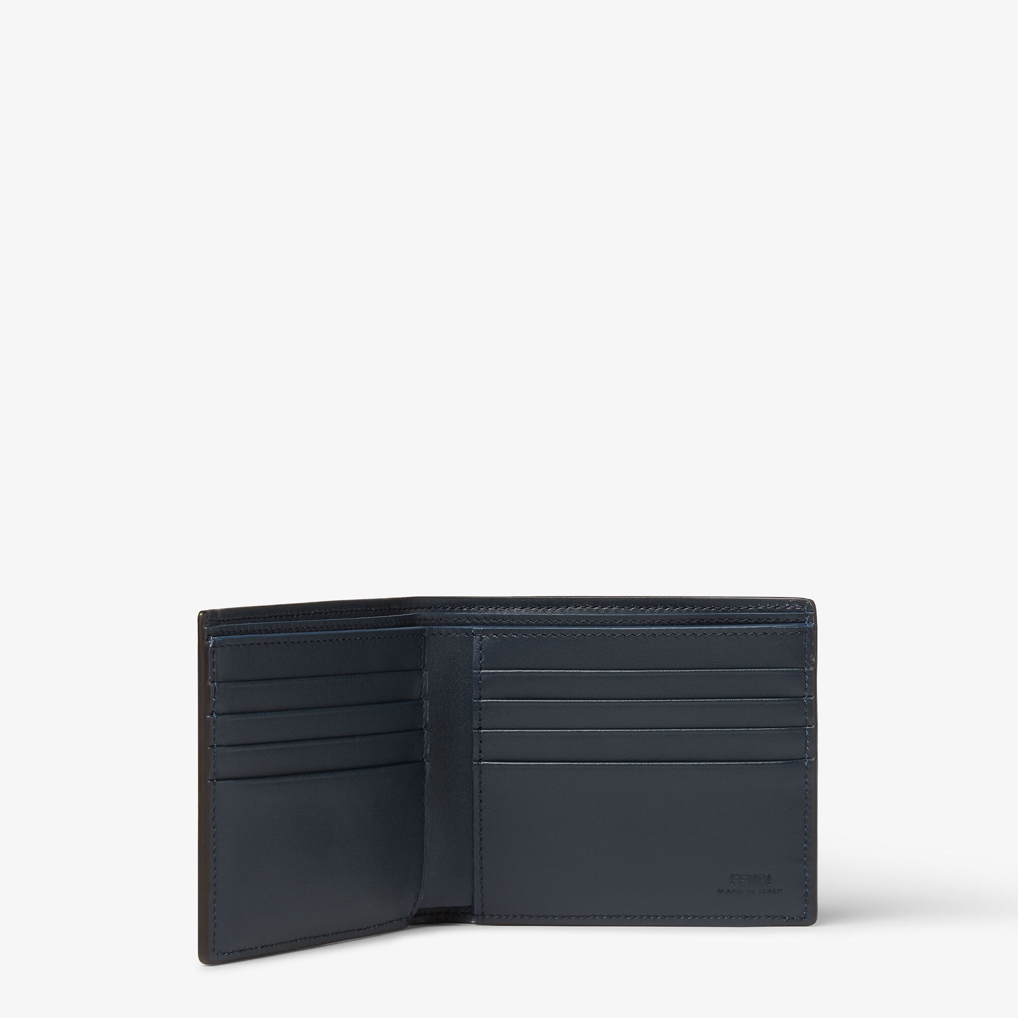 Fendi Diagonal Wallet Fabric Blue | Fendi