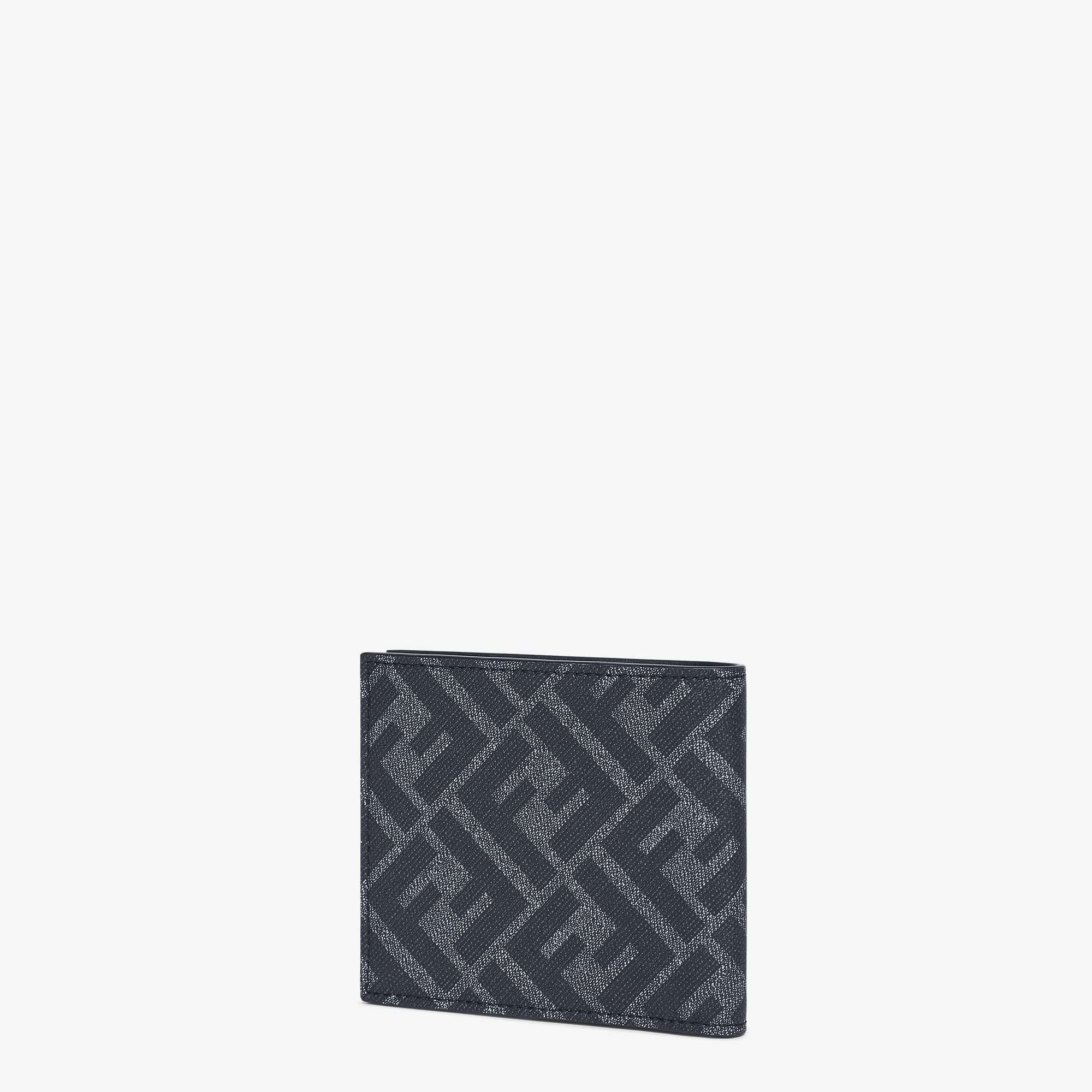 Fendi Diagonal WalletBlue FF canvas bi-fold wallet