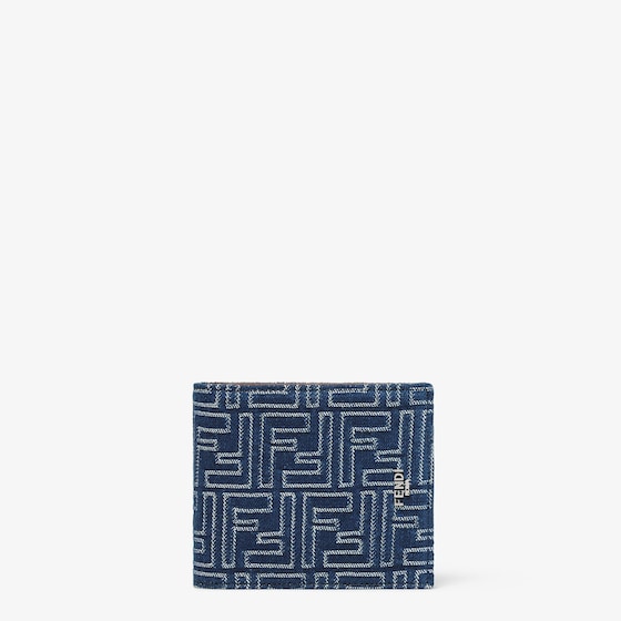 Fendi Ff Wallet In Blue