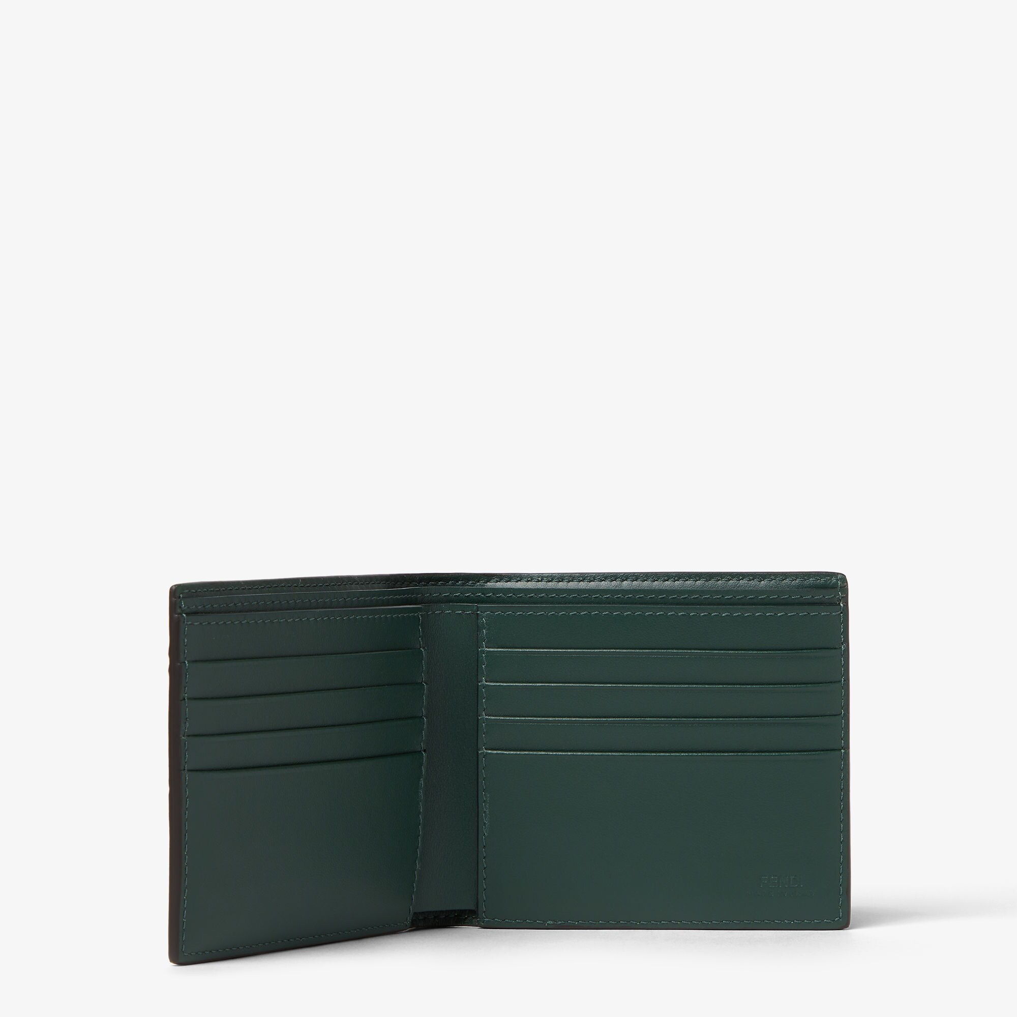 スクエアFF 財布 プレシャスレザー グリーン | Fendi