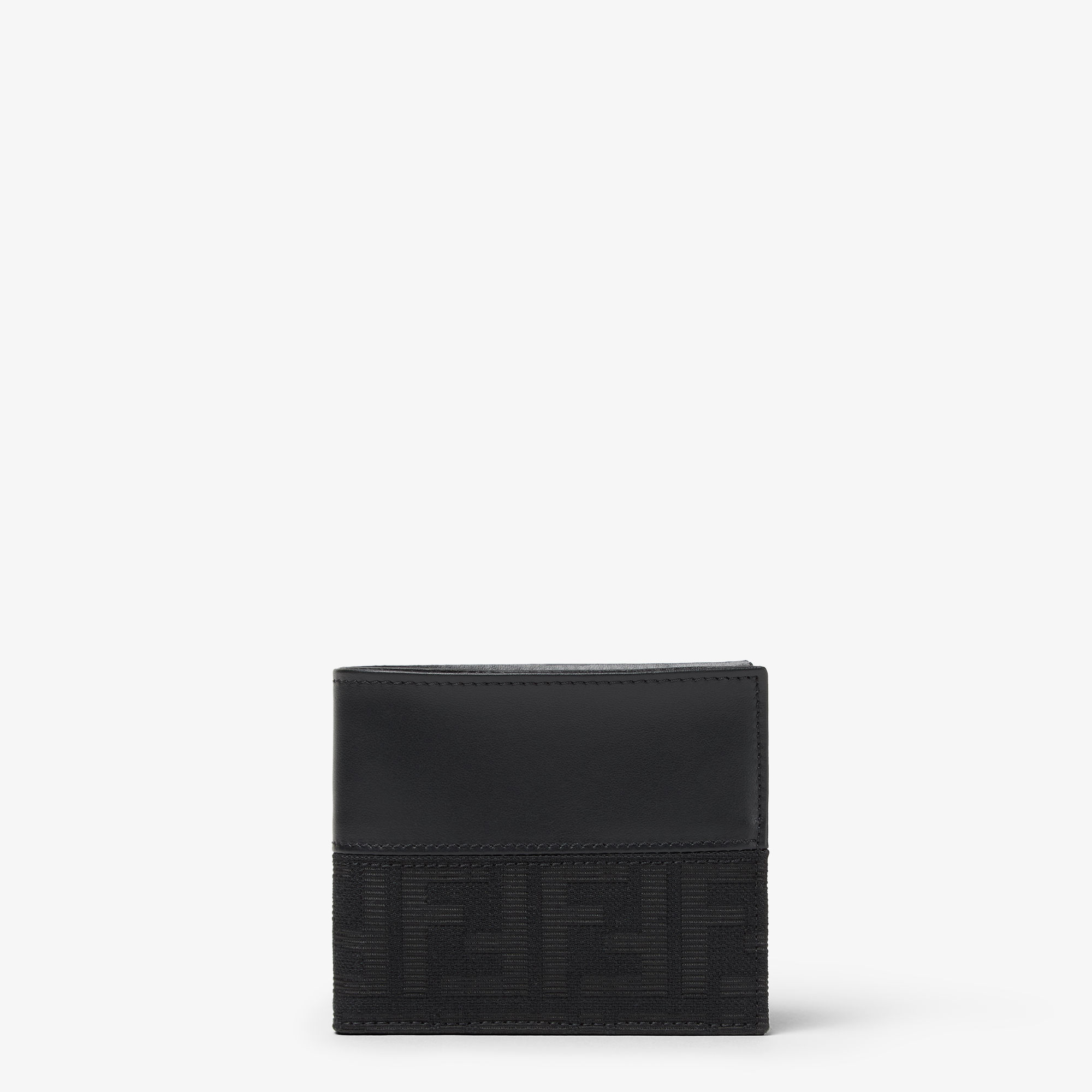 Portafoglio FF Jacquard — Nero — foto 1
