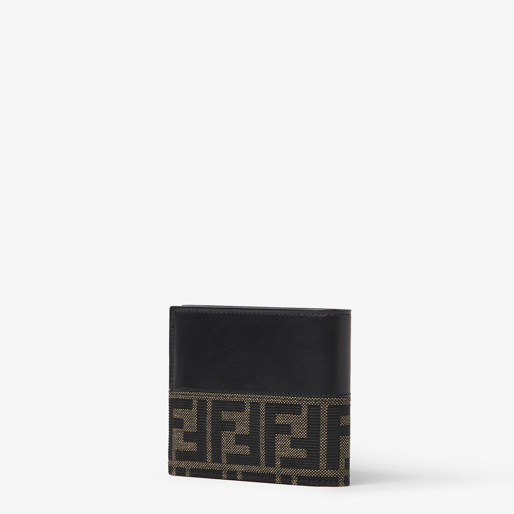 Portafoglio FF Jacquard — Nero+tabacco moro — foto 3