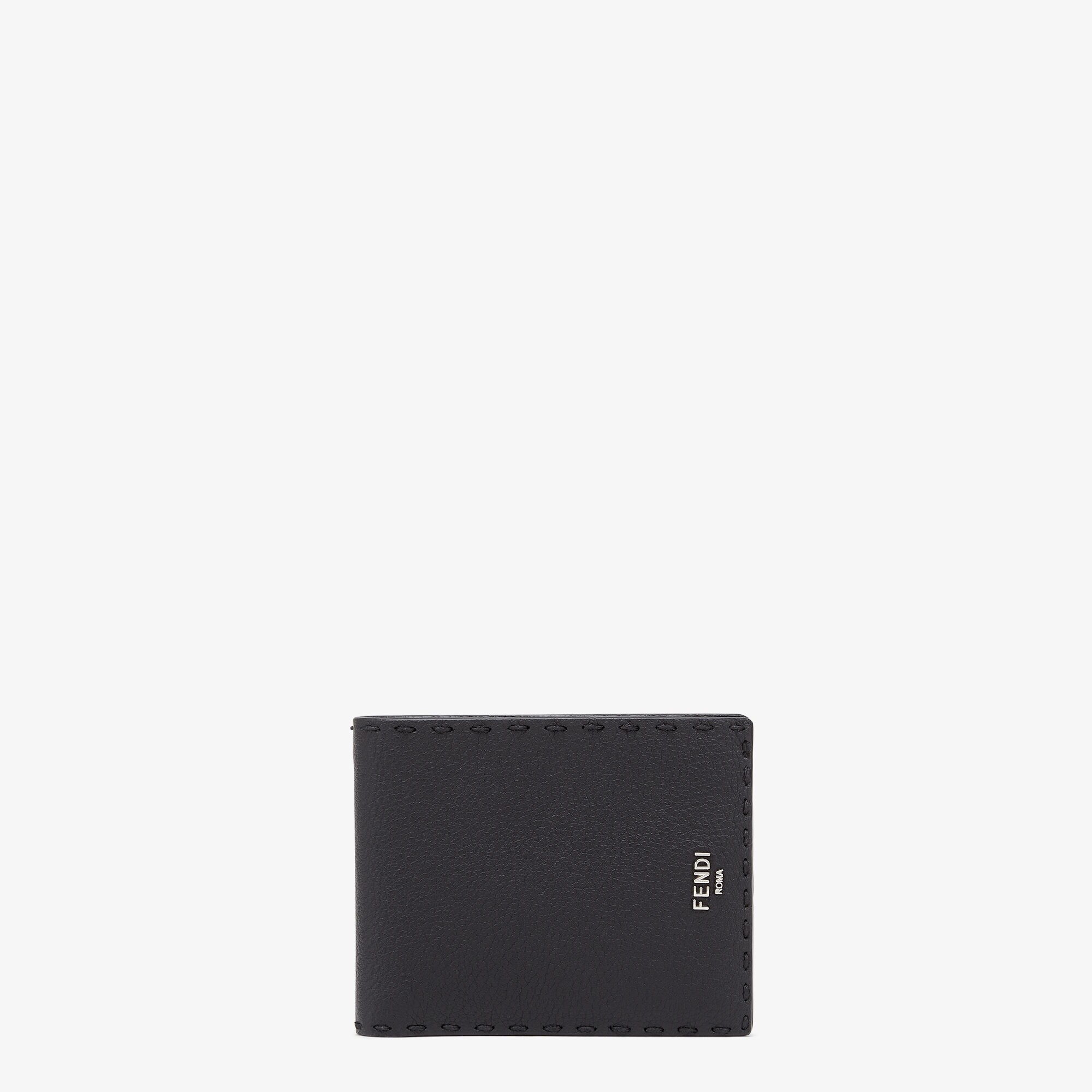 FENDI フェンディ キーケース レザーブラウンファブリック
