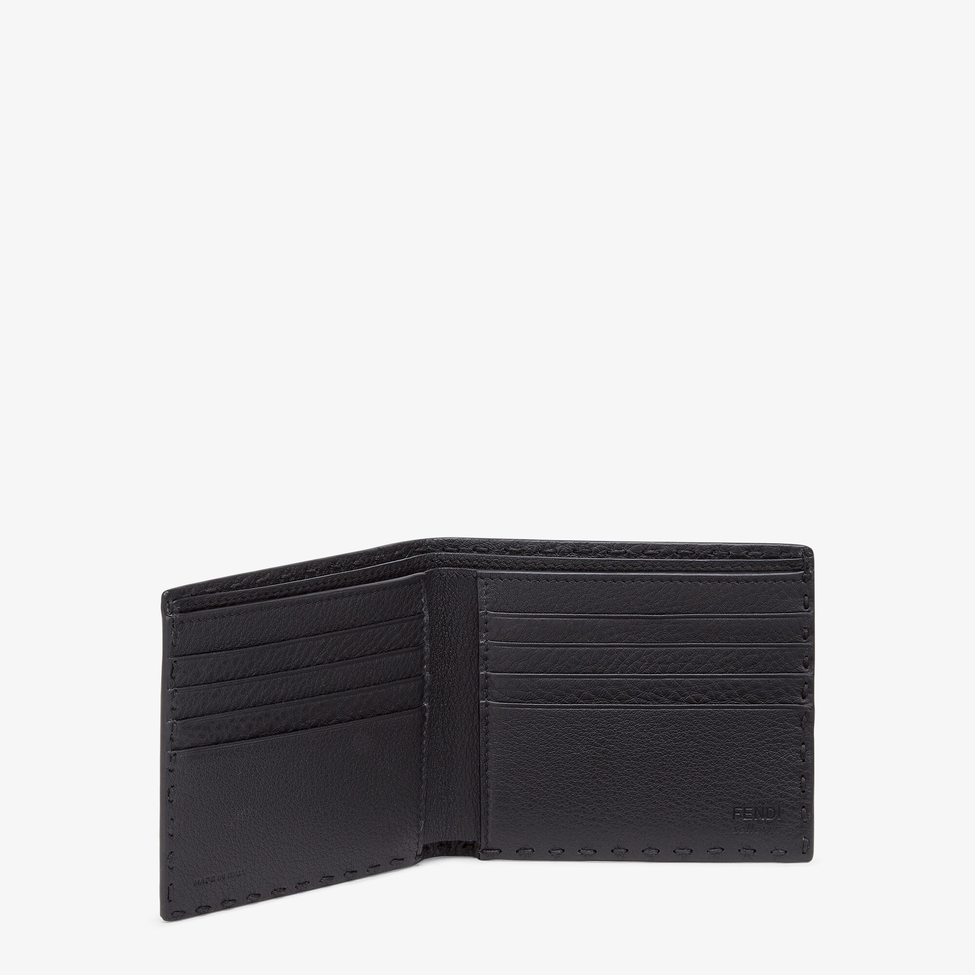 Selleria Wallet Cuoio Romano leather Black | Fendi Selleria Wallet Cuoio Romano leather Black | Fendi