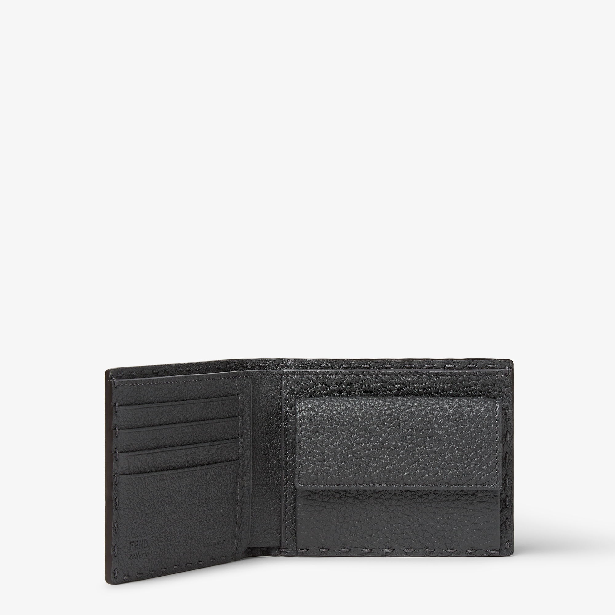 コインケース付きセレリア 財布 カーフレザー グレー | Fendi コインケース付きセレリア 財布 カーフレザー グレー | Fendi