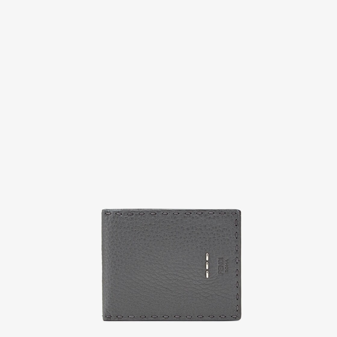 Fendi Diagonal Bi-fold Wallet in Black for Men