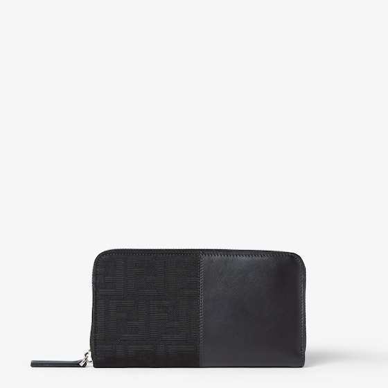 Fendi Ff Jacquard Zip Around