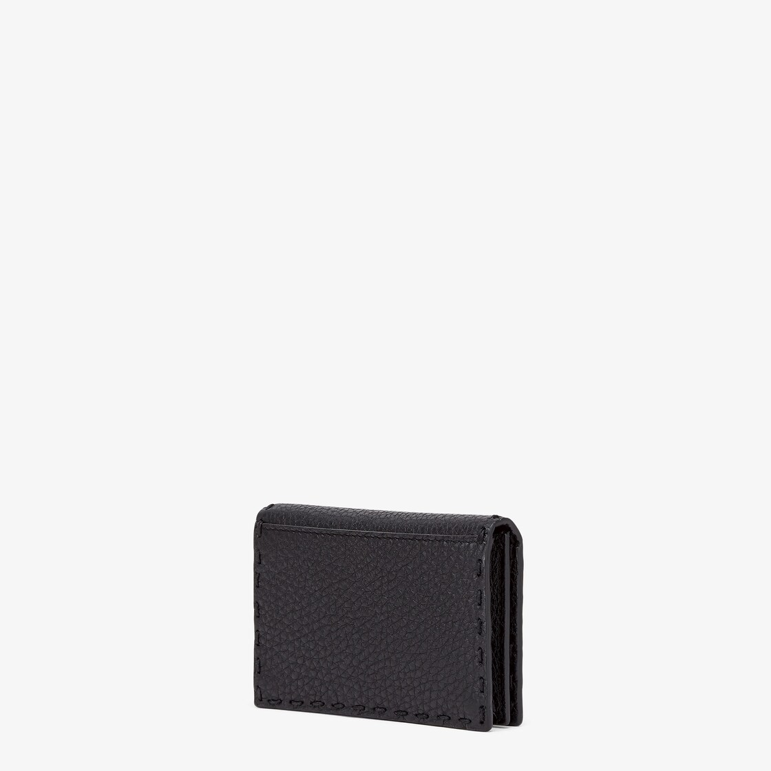 Selleria Card Holder - Black leather card holder | Fendi