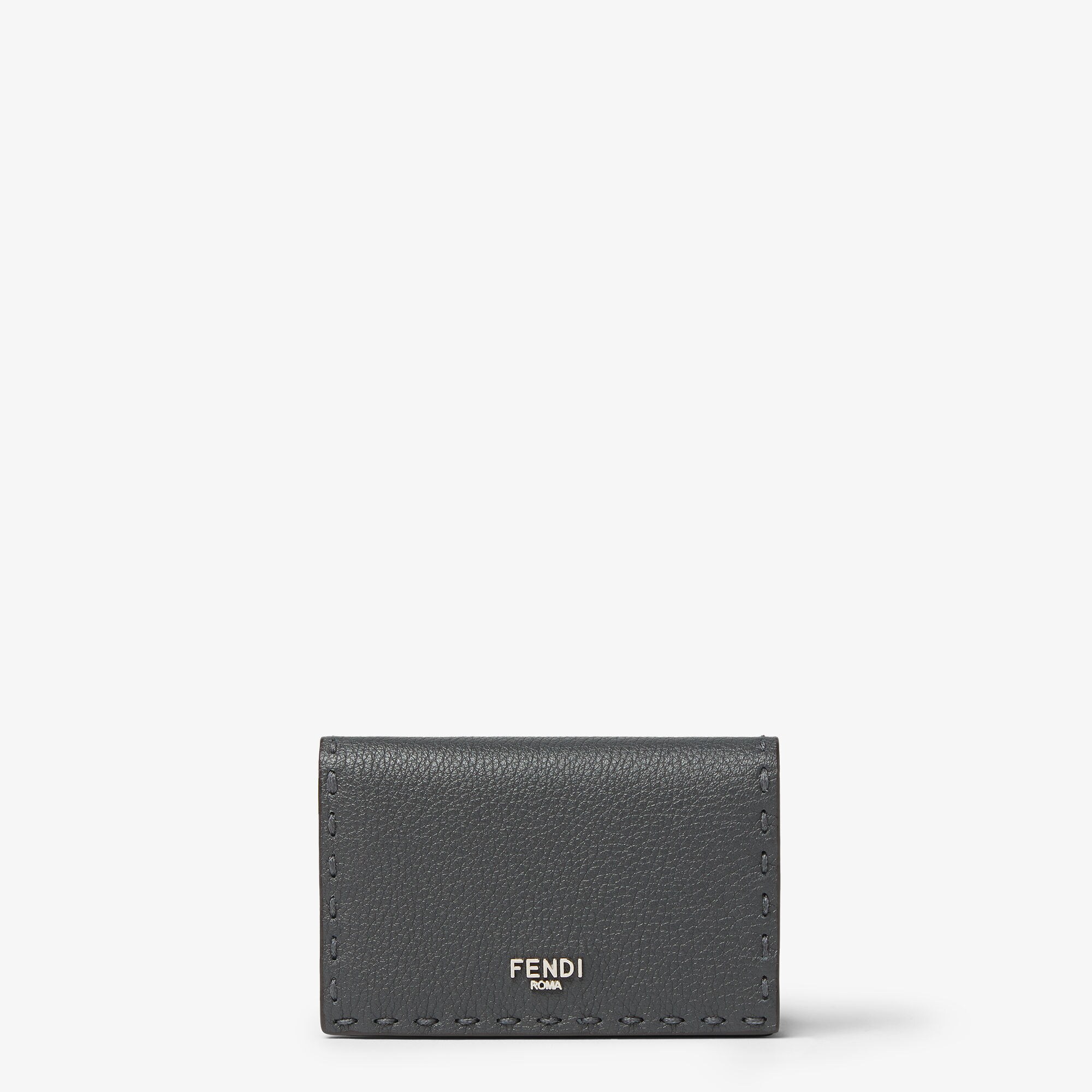 セレリア カードケース カーフレザー グレー | Fendi