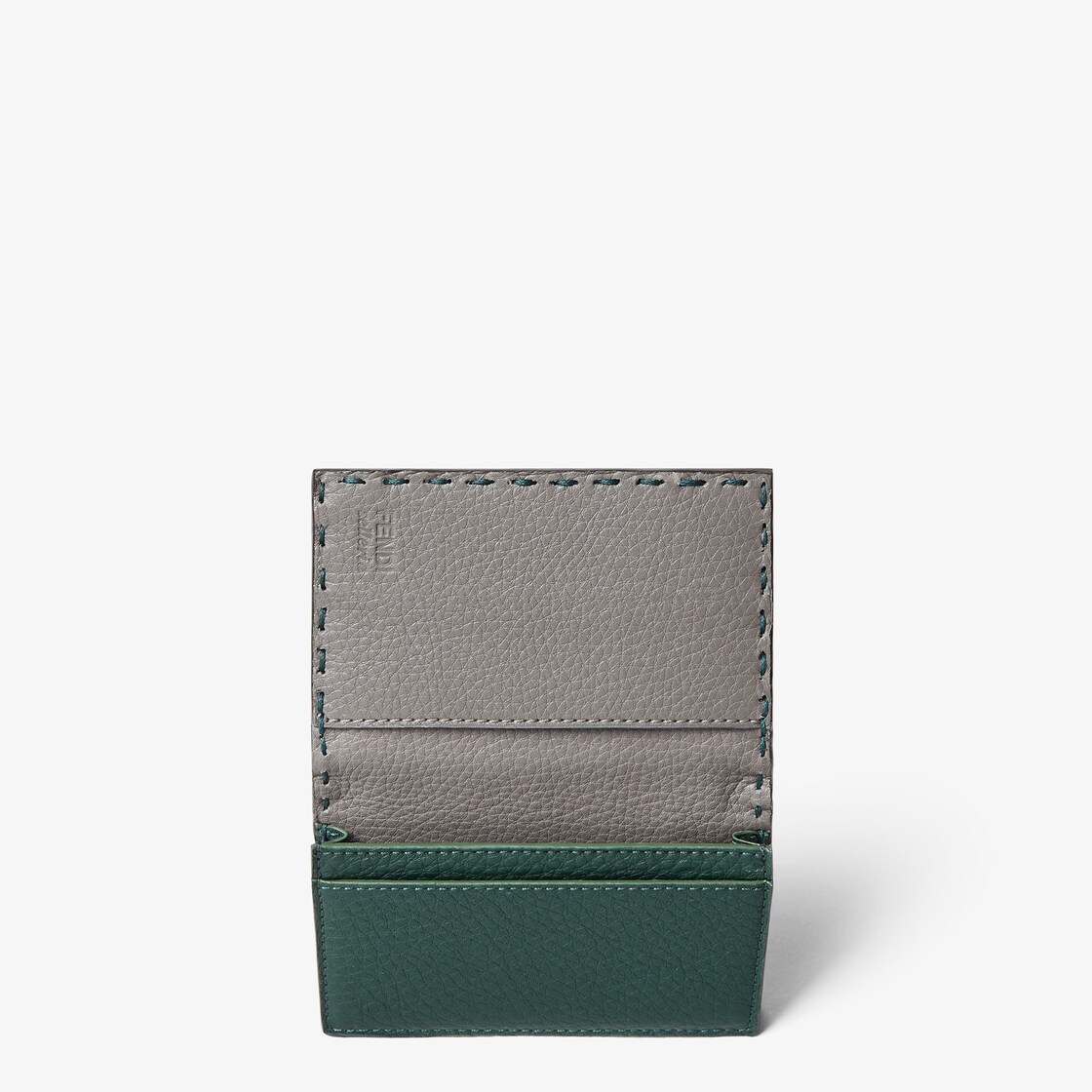 Selleria Card Holder Cuoio Romano leather Green - Image 3/3