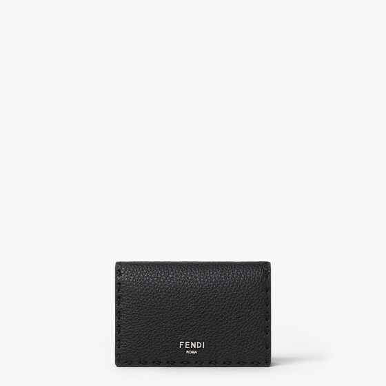 Fendi Selleria Card Holder In Black