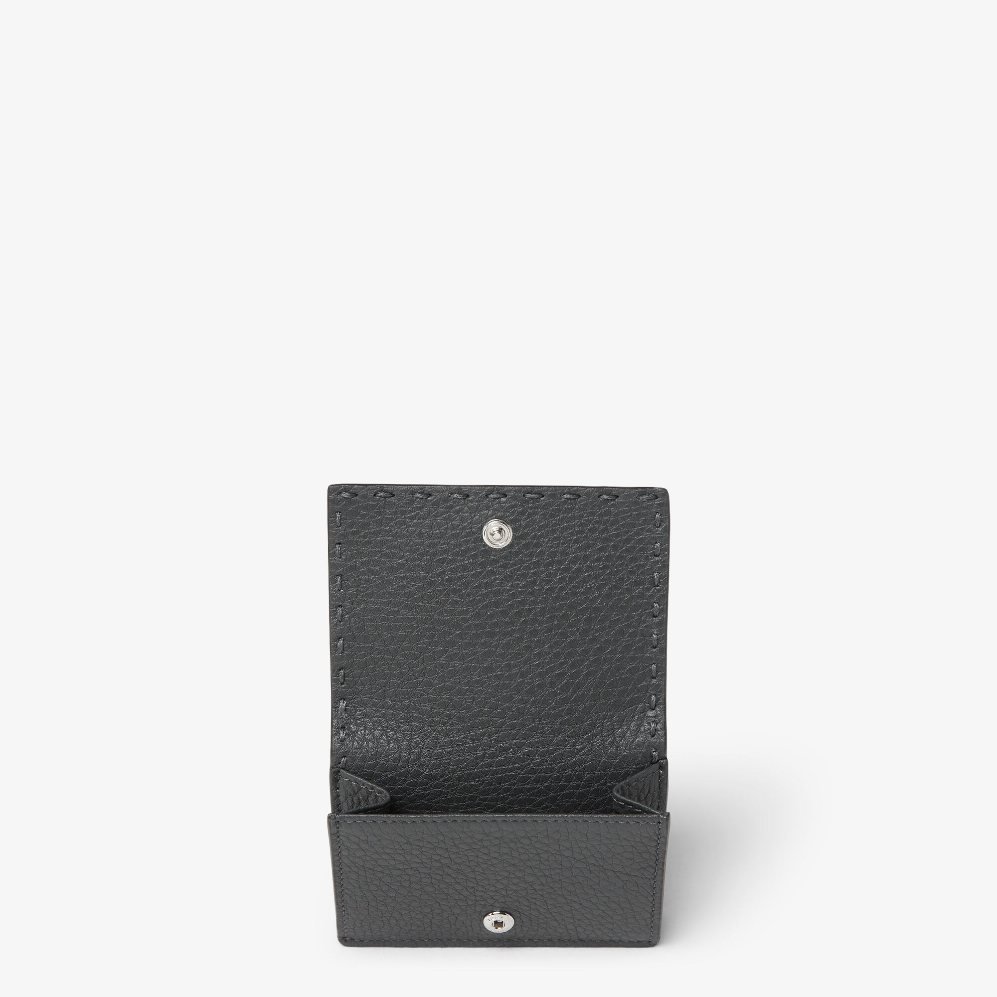 セレリア ウォレット - グレーレザー 三つ折り財布 | Fendi