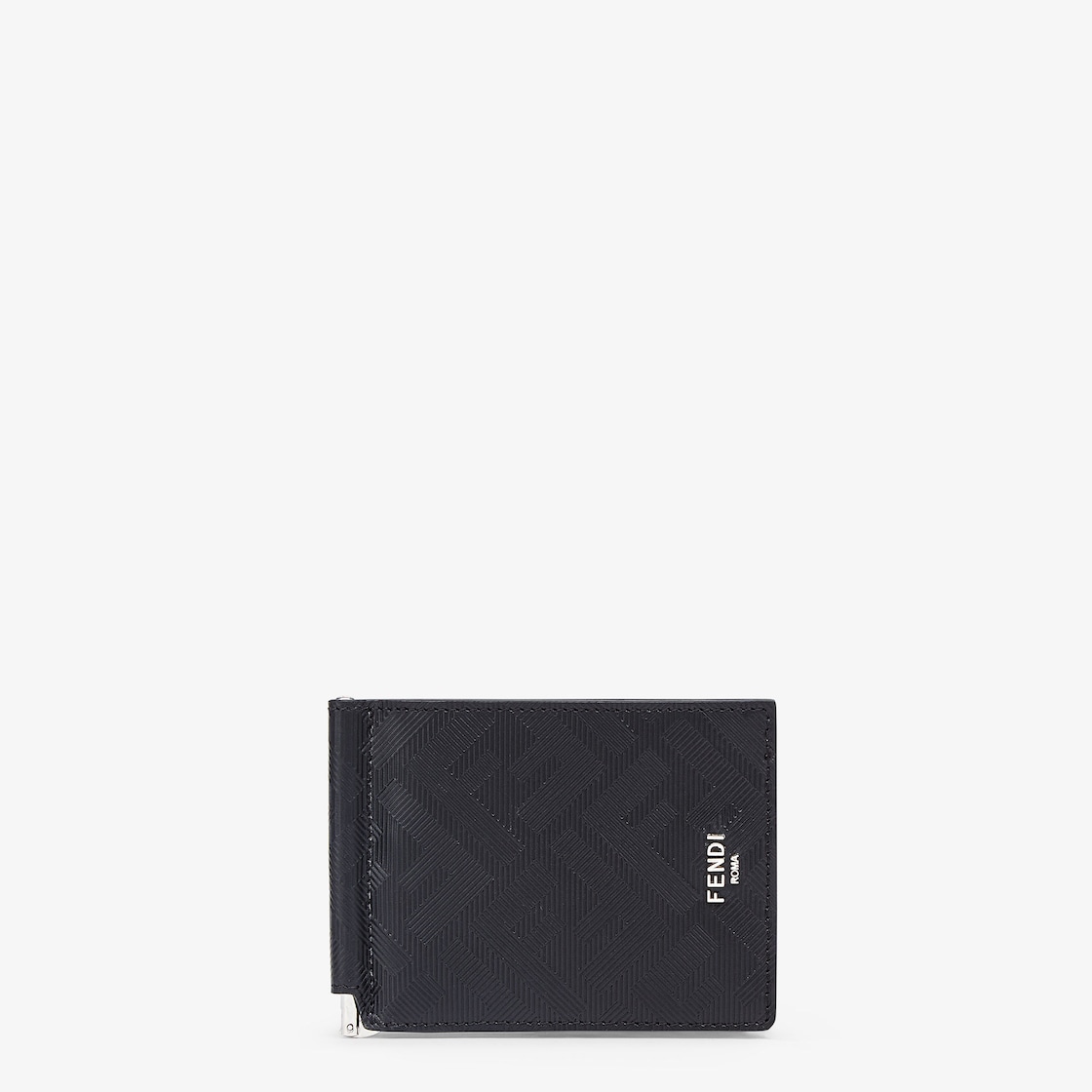 Fendi Shadow Card Holder Leather Black - Image 1/3