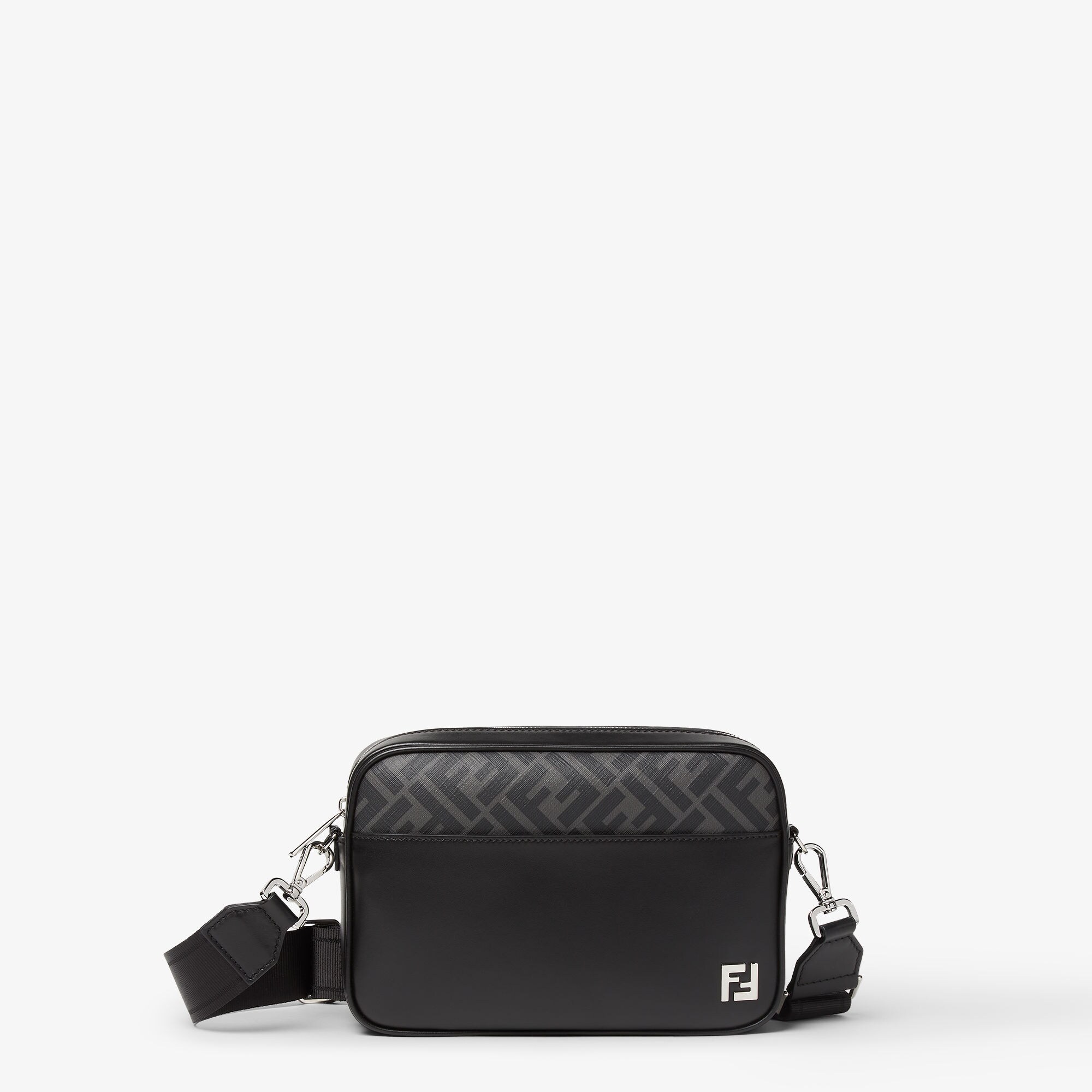 バッグ FENDI CAMERA CASE MEDIUM Fendi Diagonal Camera Case Fabric Blue | Fendi