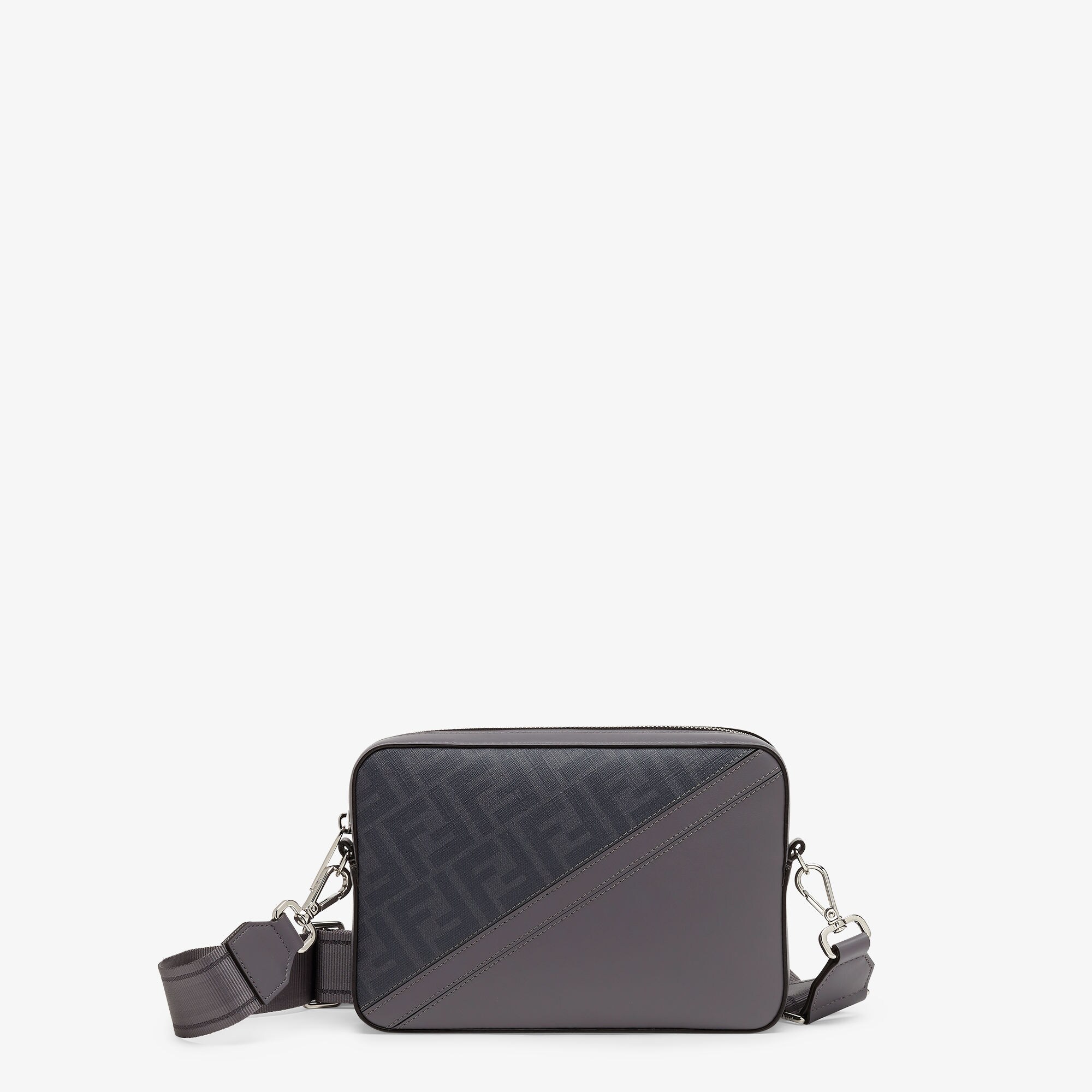 Fendi Diagonal Camera Case Fabric Grey Fendi