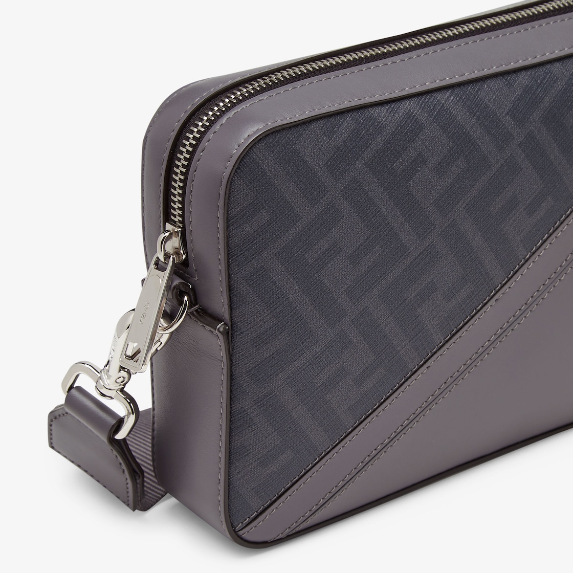 Fendi Diagonal Camera Case Fabric Grey - Image 5/6