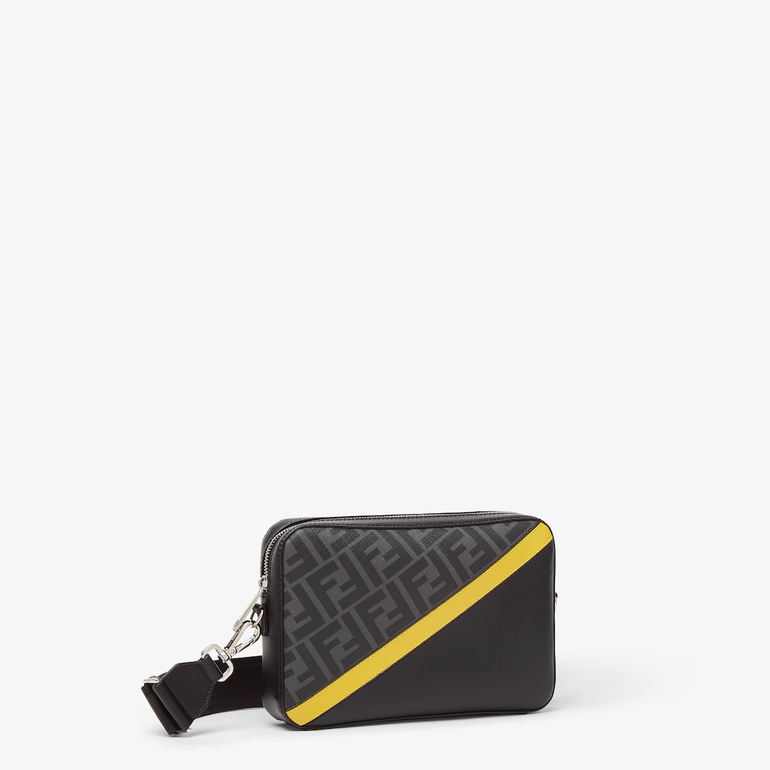 Fendi Diagonal Camera Case Fabric Grey - Image 2/6