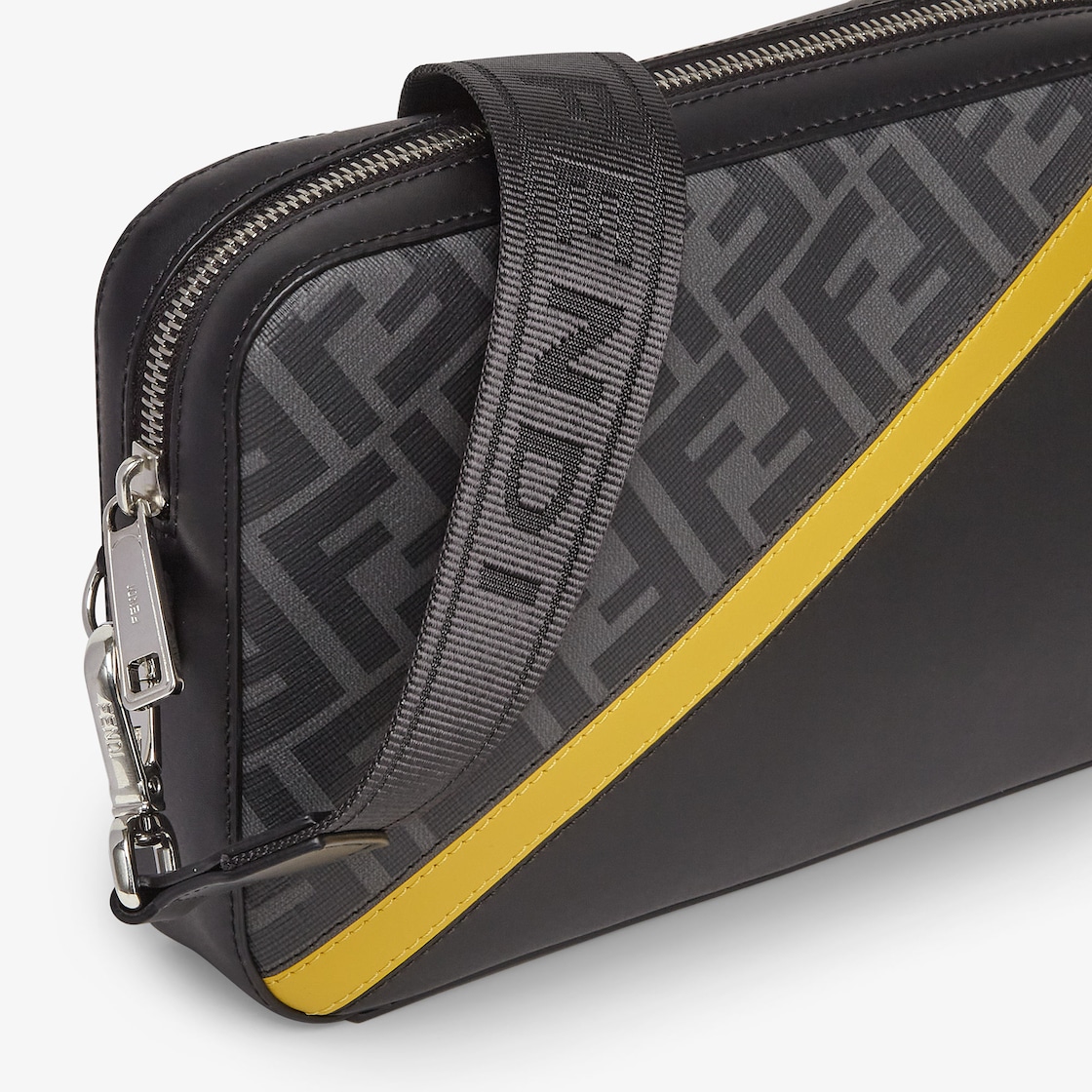 Fendi Diagonal Camera Case Fabric Grey - Image 6/6