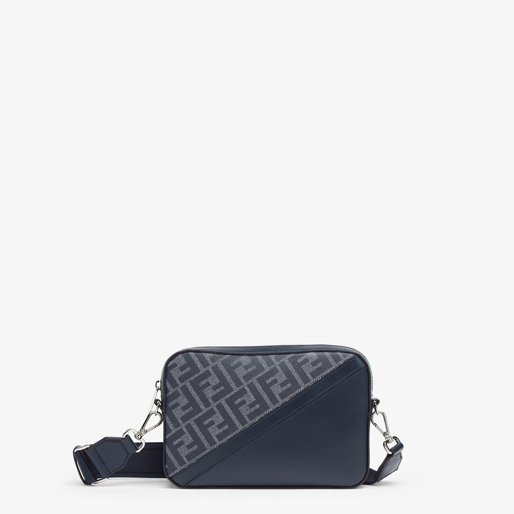 フェンディ ダイアゴナル カメラケース ファブリック ブルー | Fendi