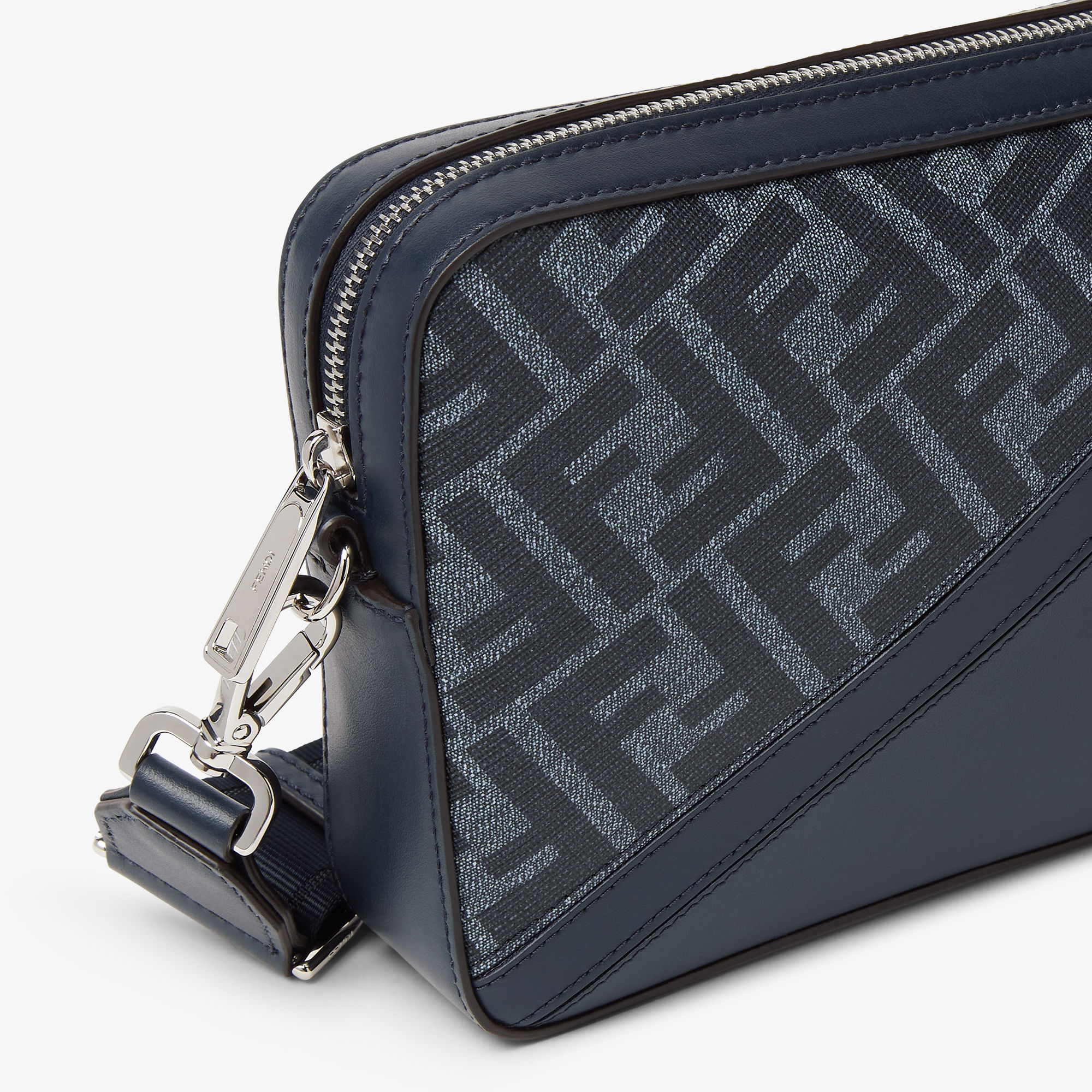 Fendi logo canvas camera bag deals