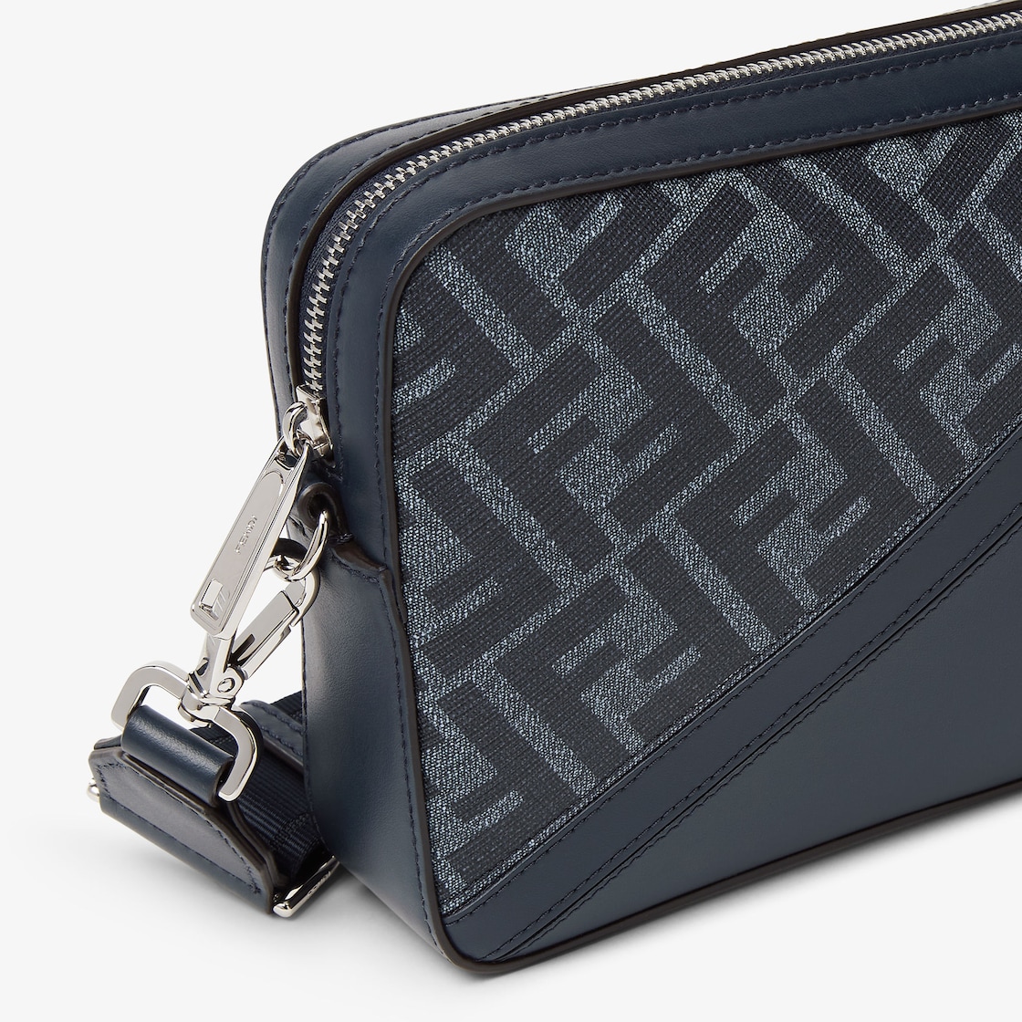 Fendi Diagonal Camera Case Fabric Blue - Image 6/7