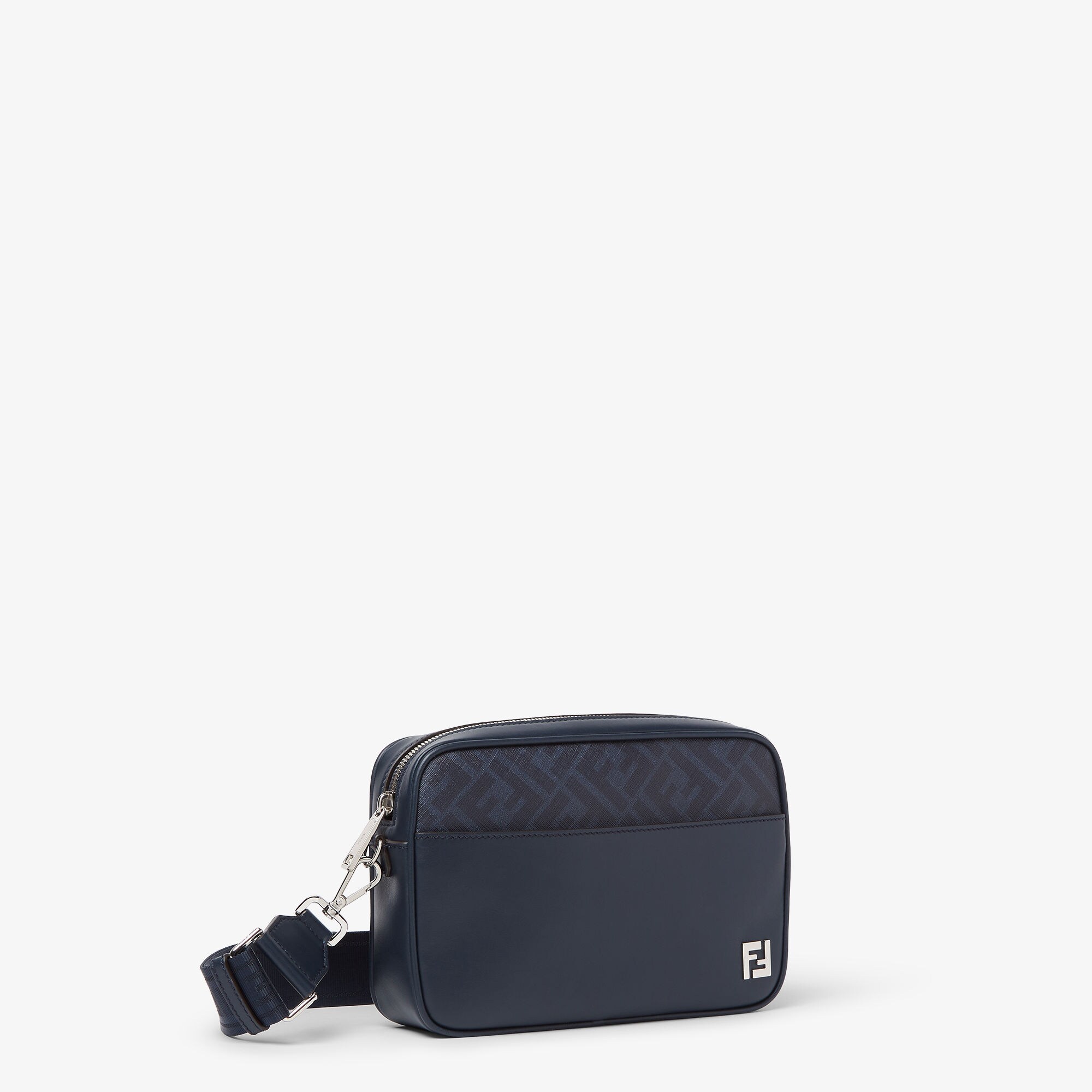 Squared FF Camera Case Fabric Blue | Fendi