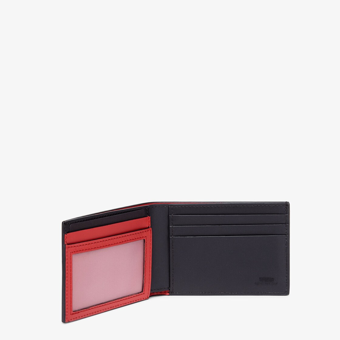 Fendi Diagonal Bi-fold Wallet in Black for Men