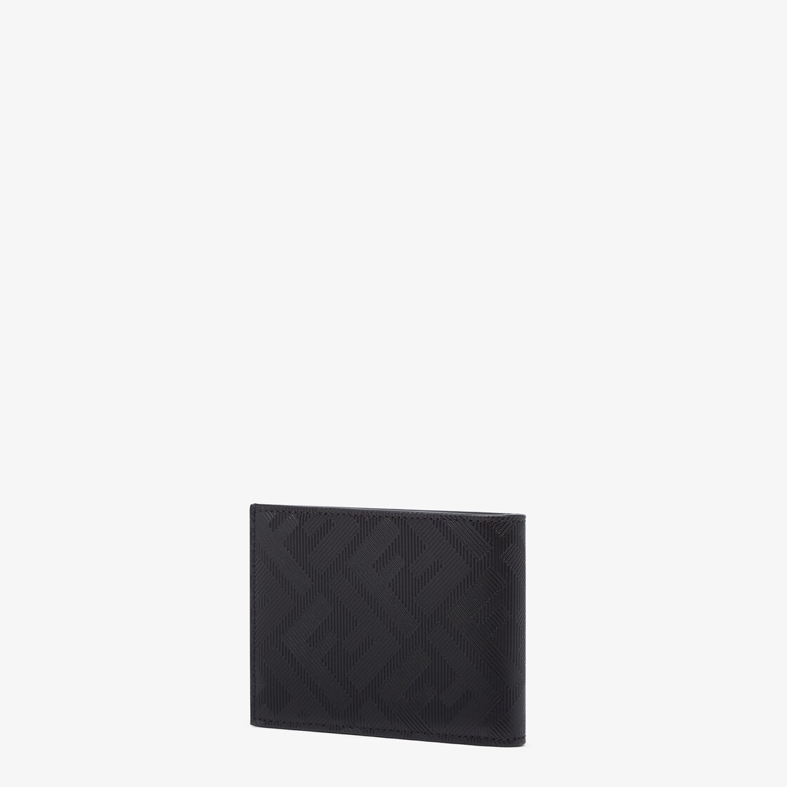 Fendi Diagonal Bi-fold Wallet in Black for Men