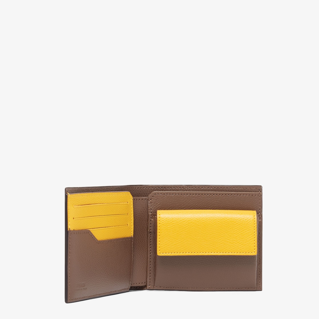 Fendi shop yellow wallet