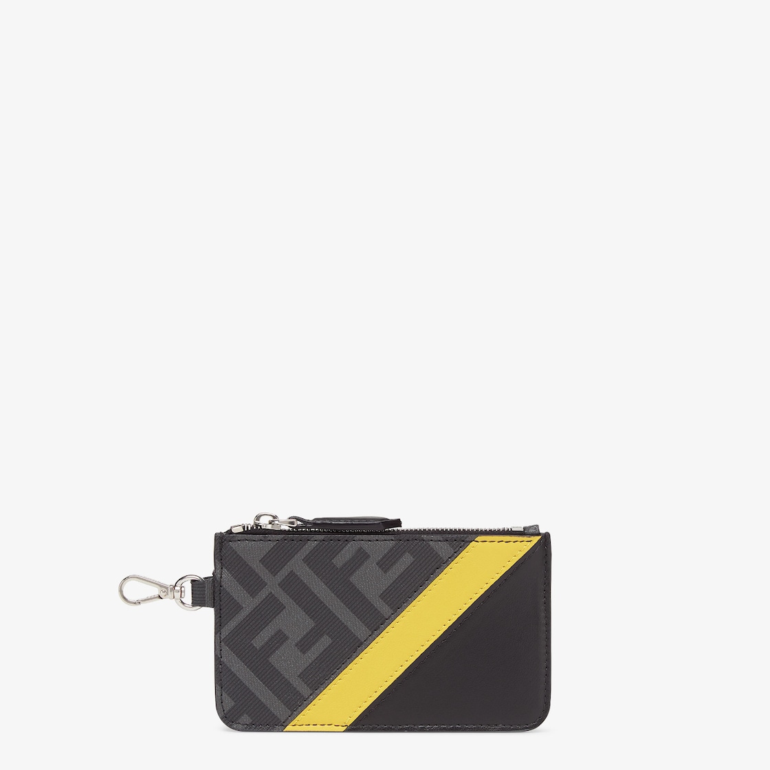 日本代理店正規品 FENDI ブラックファブリック コインケース カード