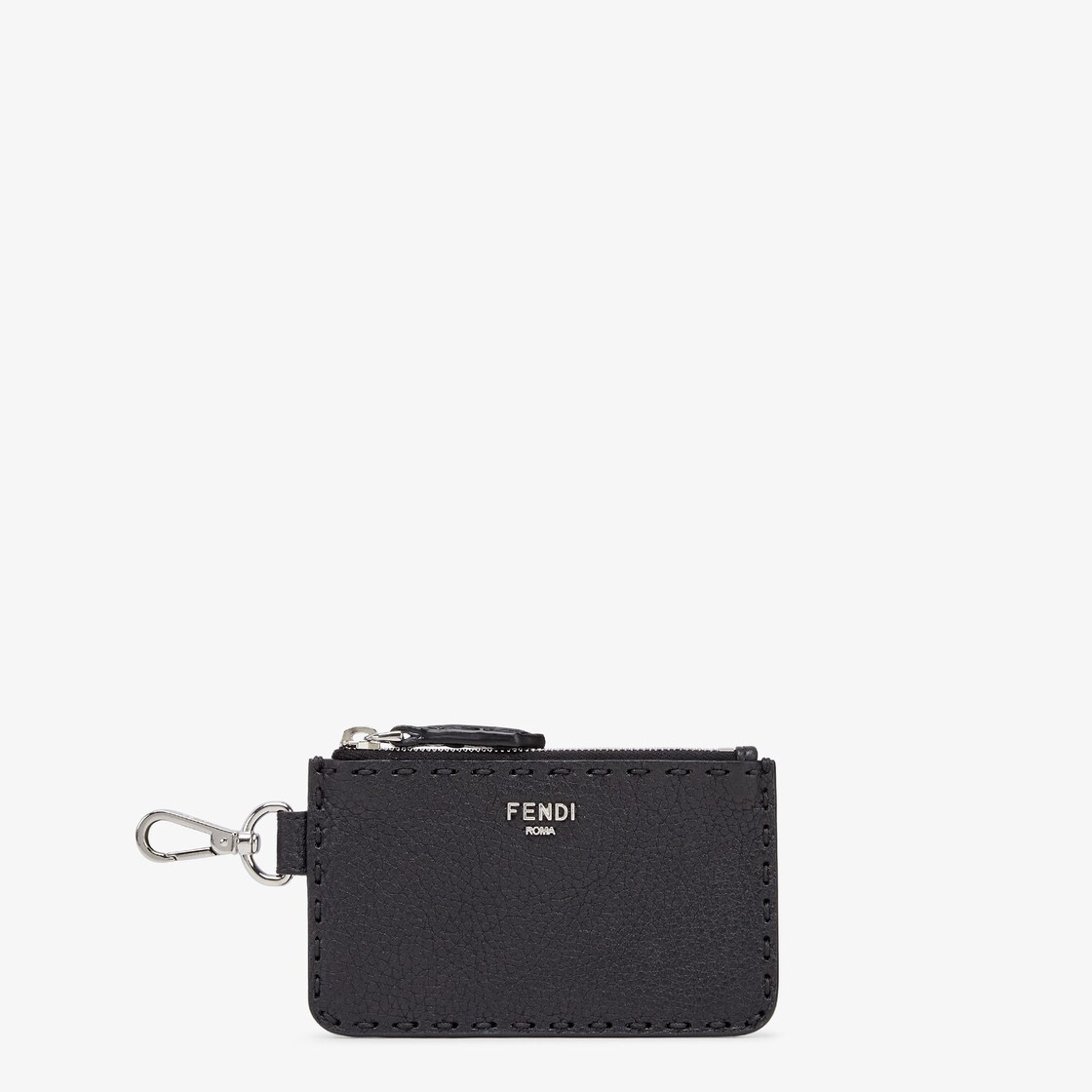 Card Holder Selleria Cuoio Romano Black | Fendi