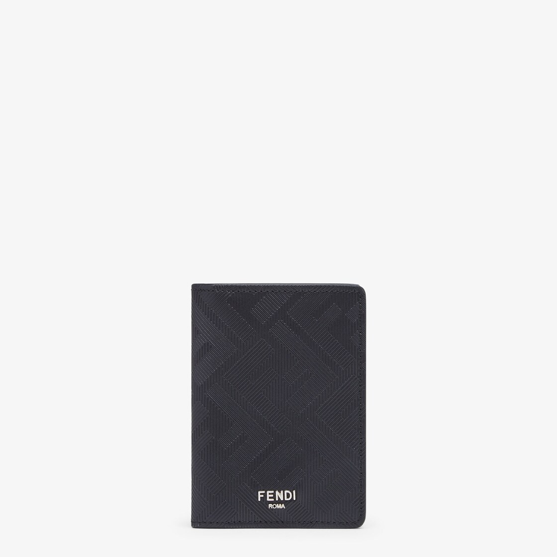 FF Card Holder - Black leather card holder