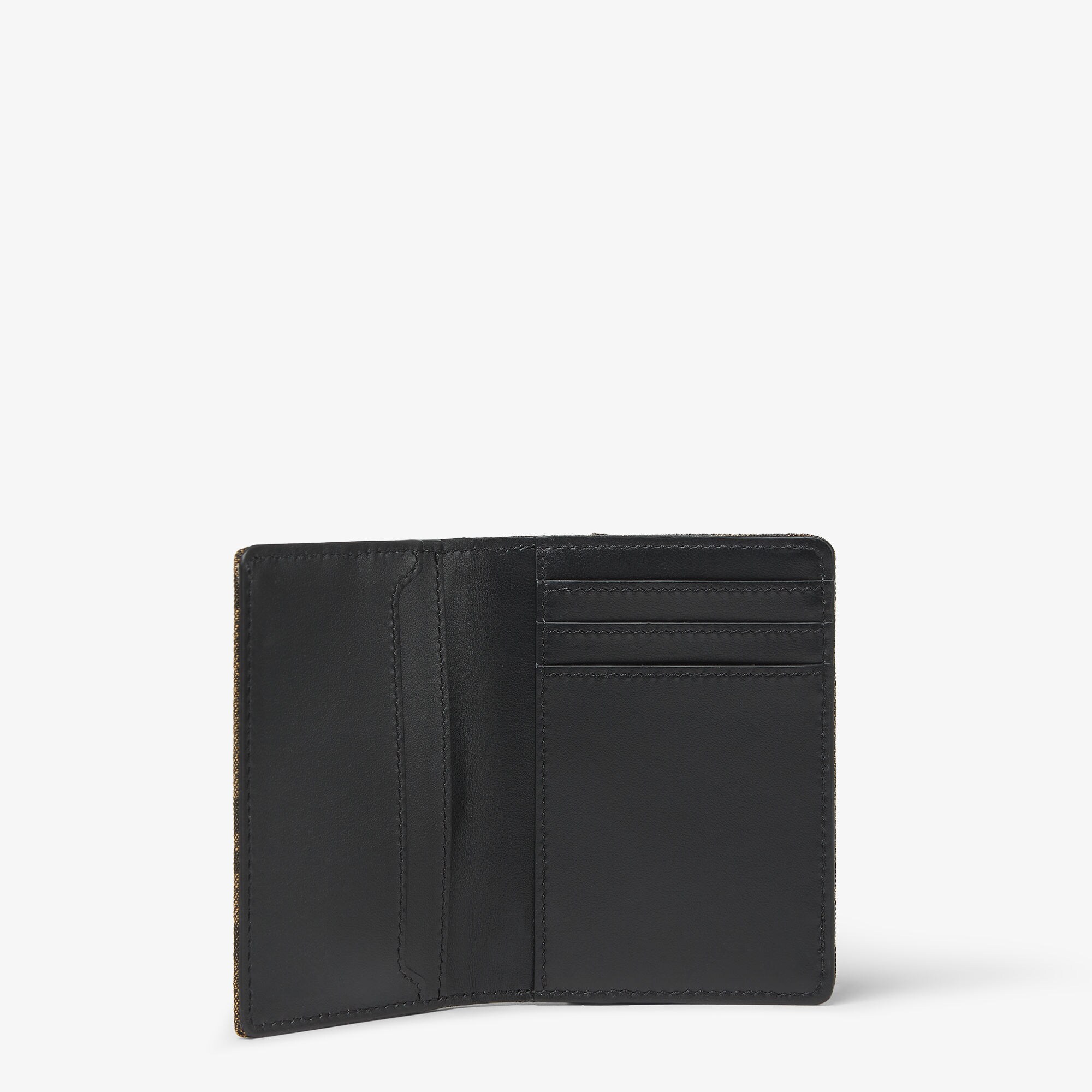 ☆関税込☆FENDI★FF SQUARED CARD HOLDER★BLACK FF Squared Card Holder Leather Black | Fendi