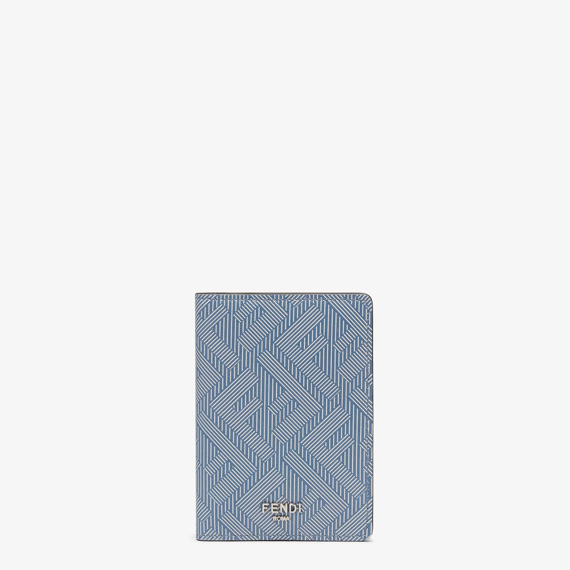 Fendi Shadow Card Holder Leather Blue - Image 1/3