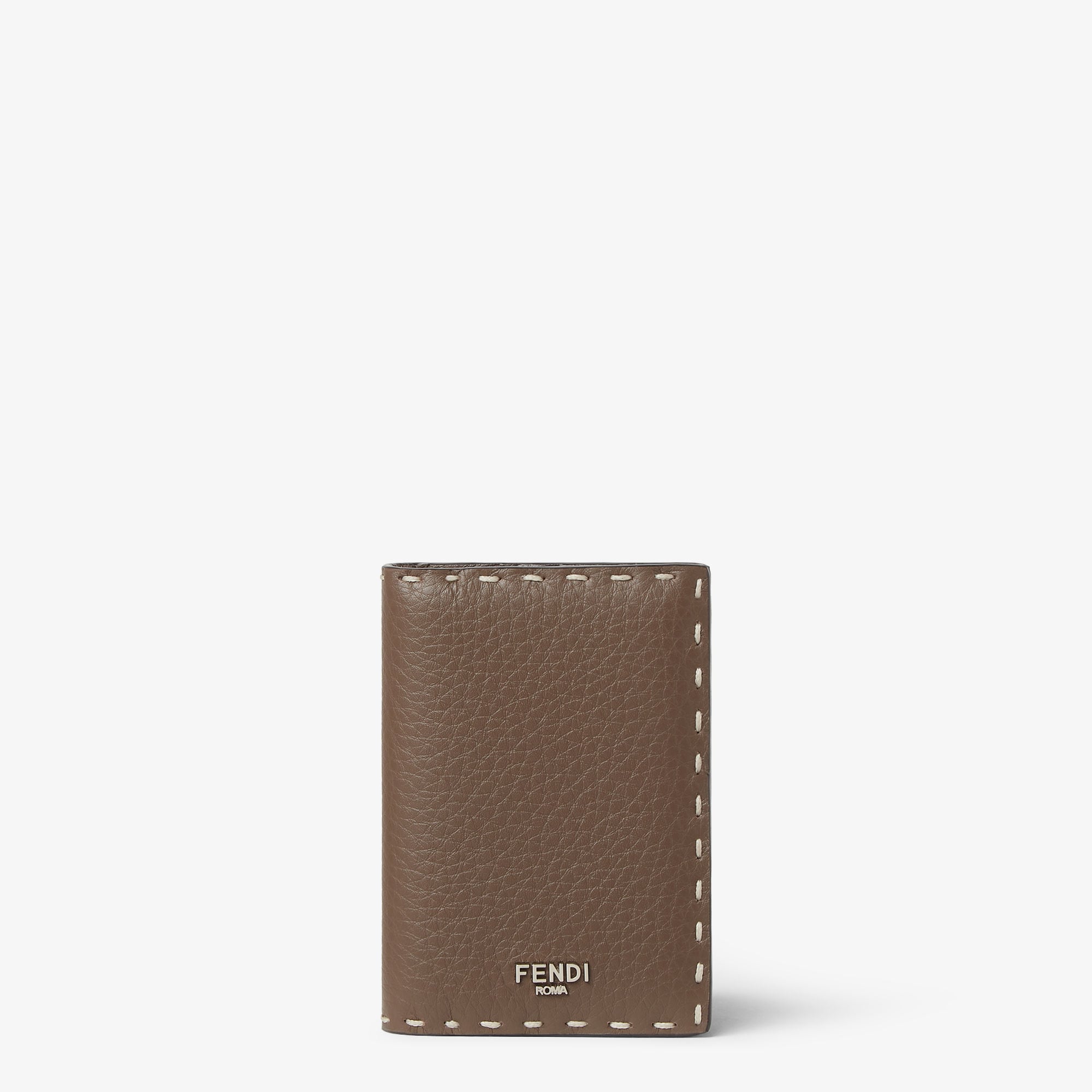 【レア】FENDIのヴィンテージレザーケース Card Holder Selleria Cuoio Romano leather Brown | Fendi