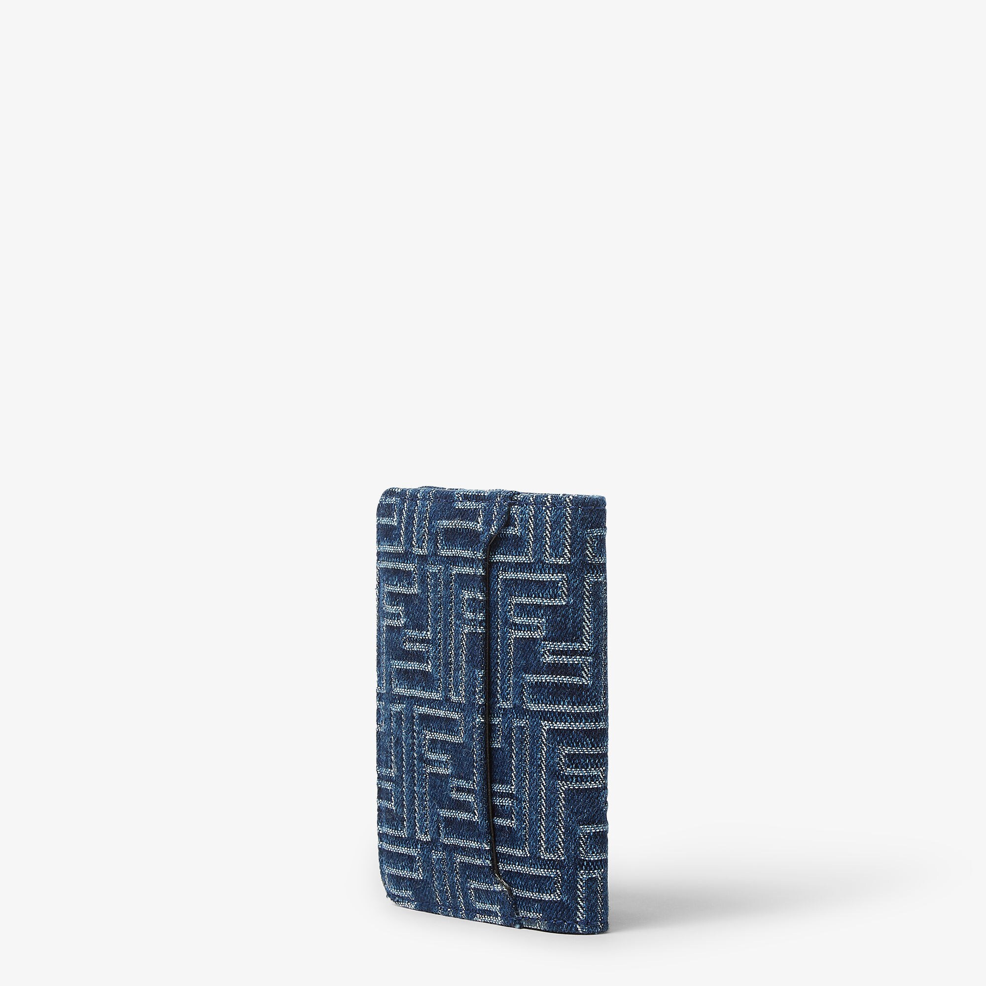 FF Card Holder Fabric Blue | Fendi