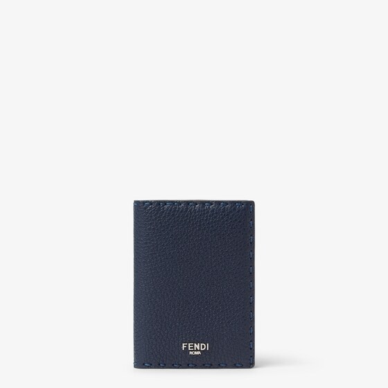 Fendi Selleria Card Holder In Blue
