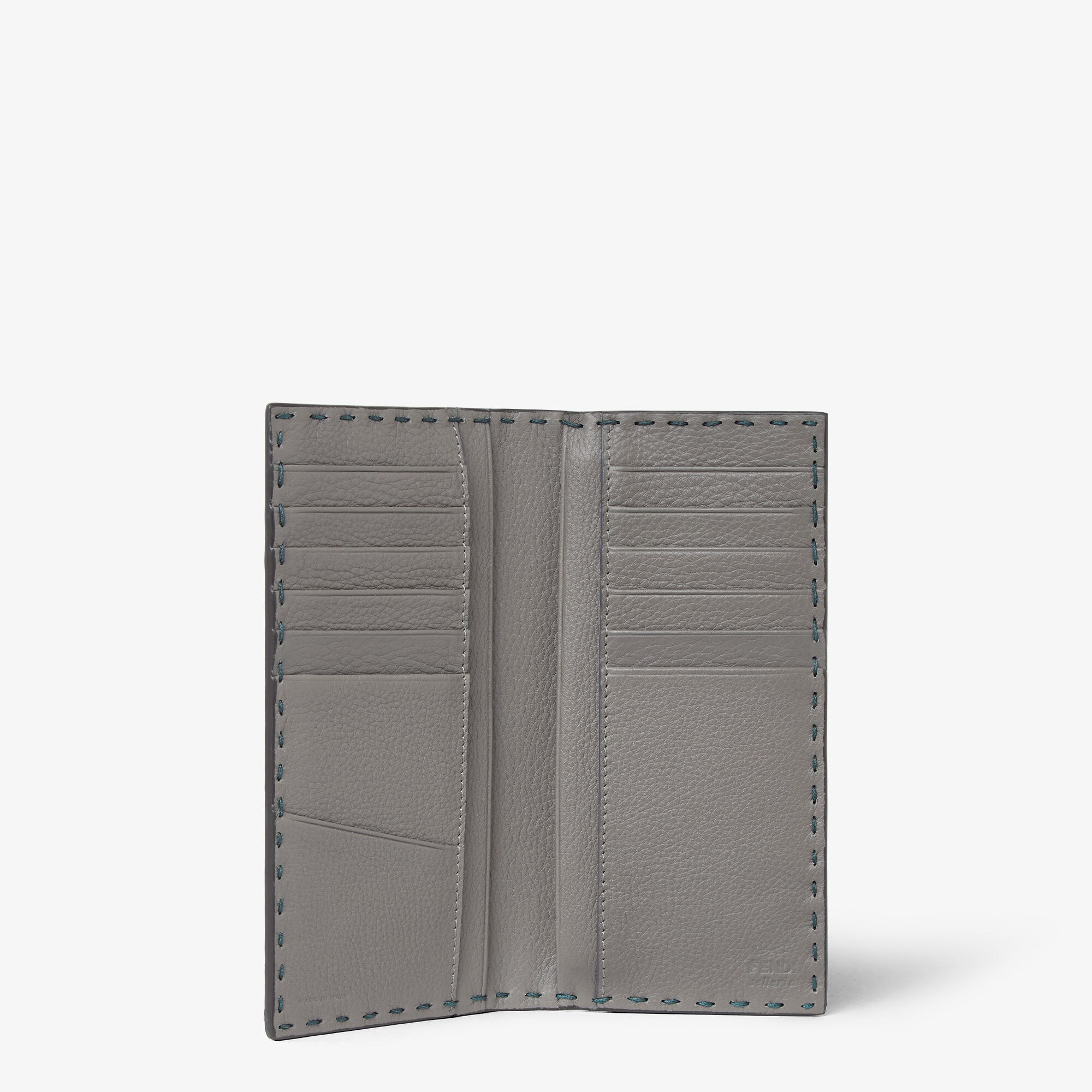 コインケース付きセレリア 財布 カーフレザー グリーン | Fendi