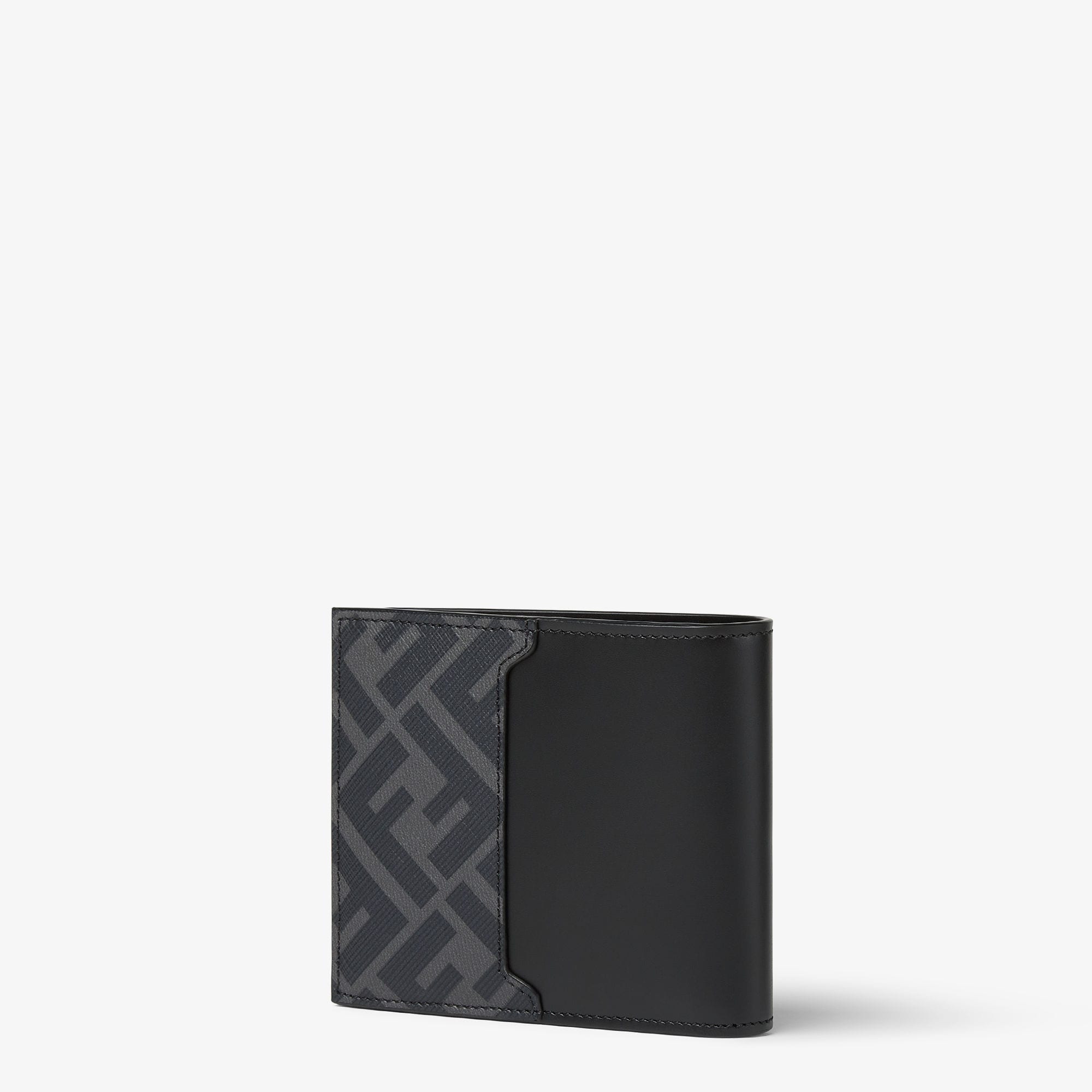 FFスクエア 二つ折り財布 レザー ブラック | Fendi FFスクエア 二つ折り財布 レザー ブラック | Fendi