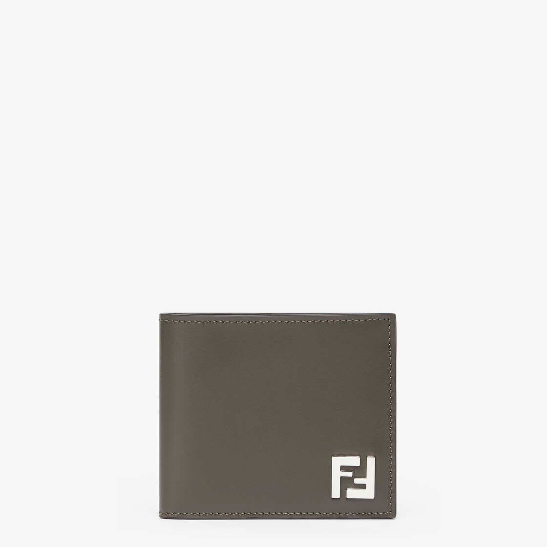 FF Squared Bi-Fold Wallet Leather Green - Image 1/3