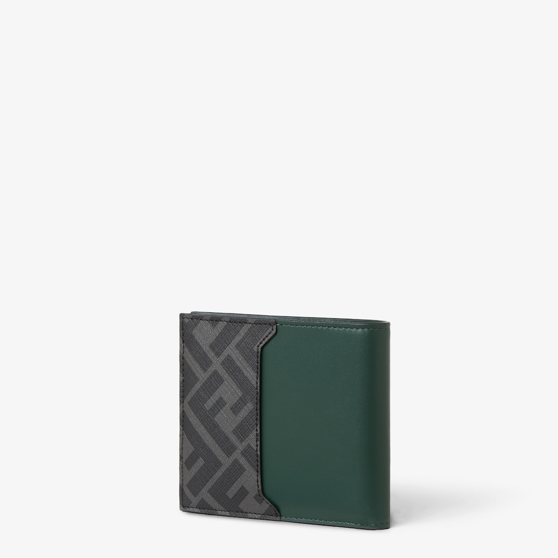 FF Squared Bi-Fold Wallet Leather Green - Image 3/3