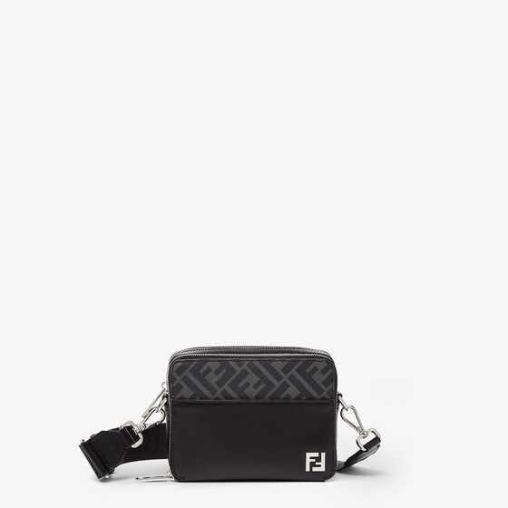 Fendi Squared Ff Camera Case Organizer In Black