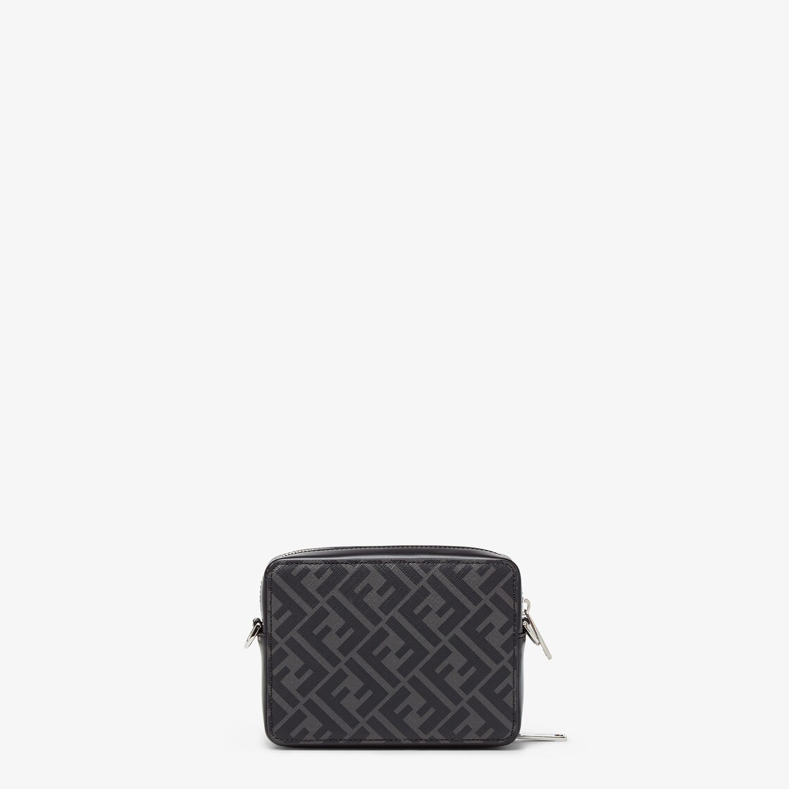 Squared FF Camera Case Organizer - Black leather and FF bag | Fendi