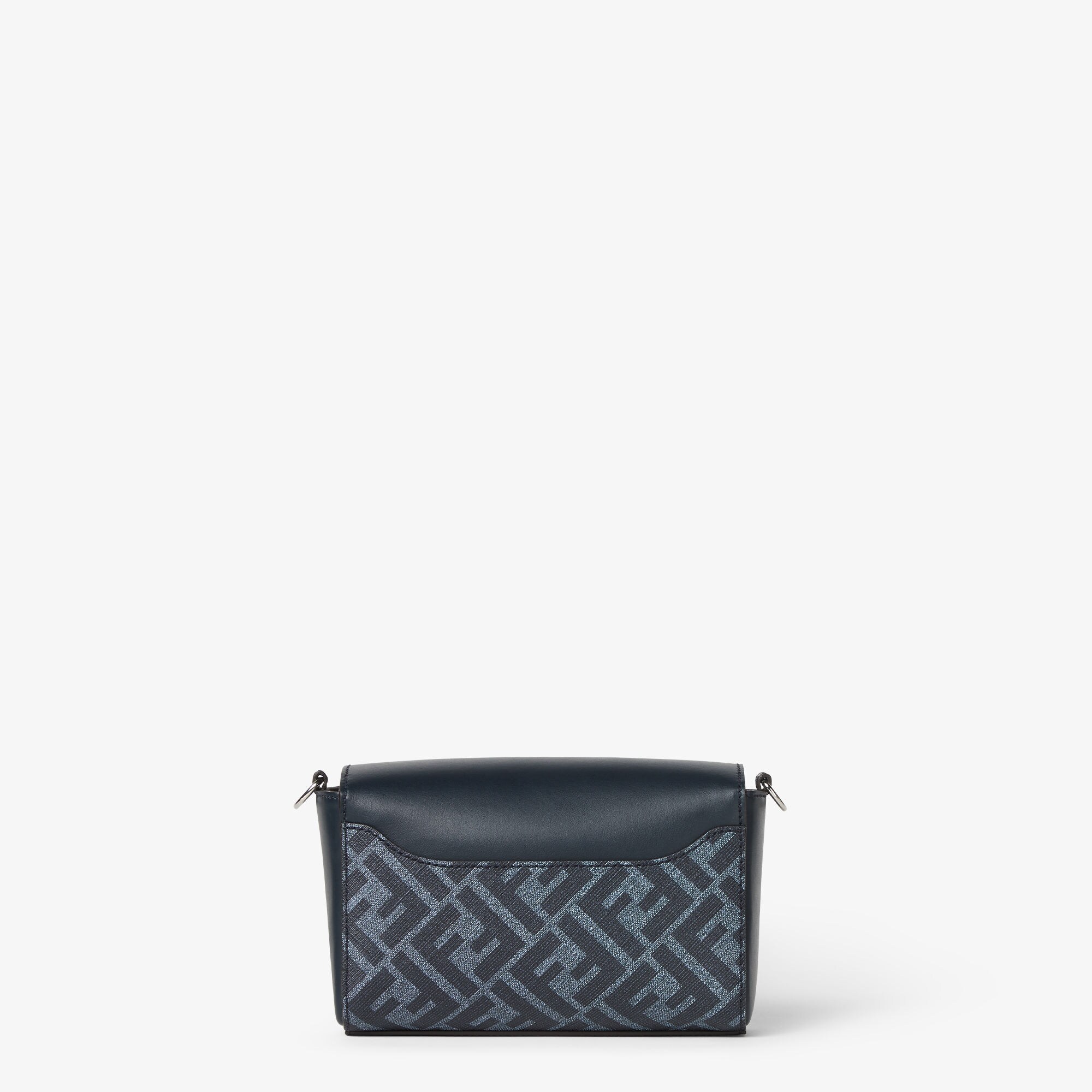FF Squared Compact Bag Leather Blue | Fendi FF Squared Compact Bag Leather Blue | Fendi