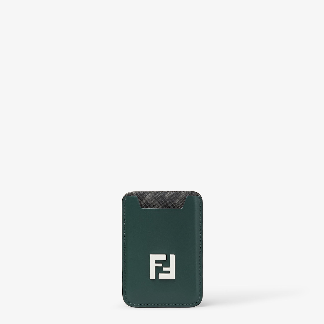 FF Squared MagSafe Card Holder Leather Green - Image 1/3