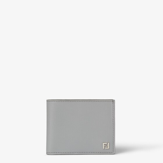 Fendi Squared Ff Wallet In Gray