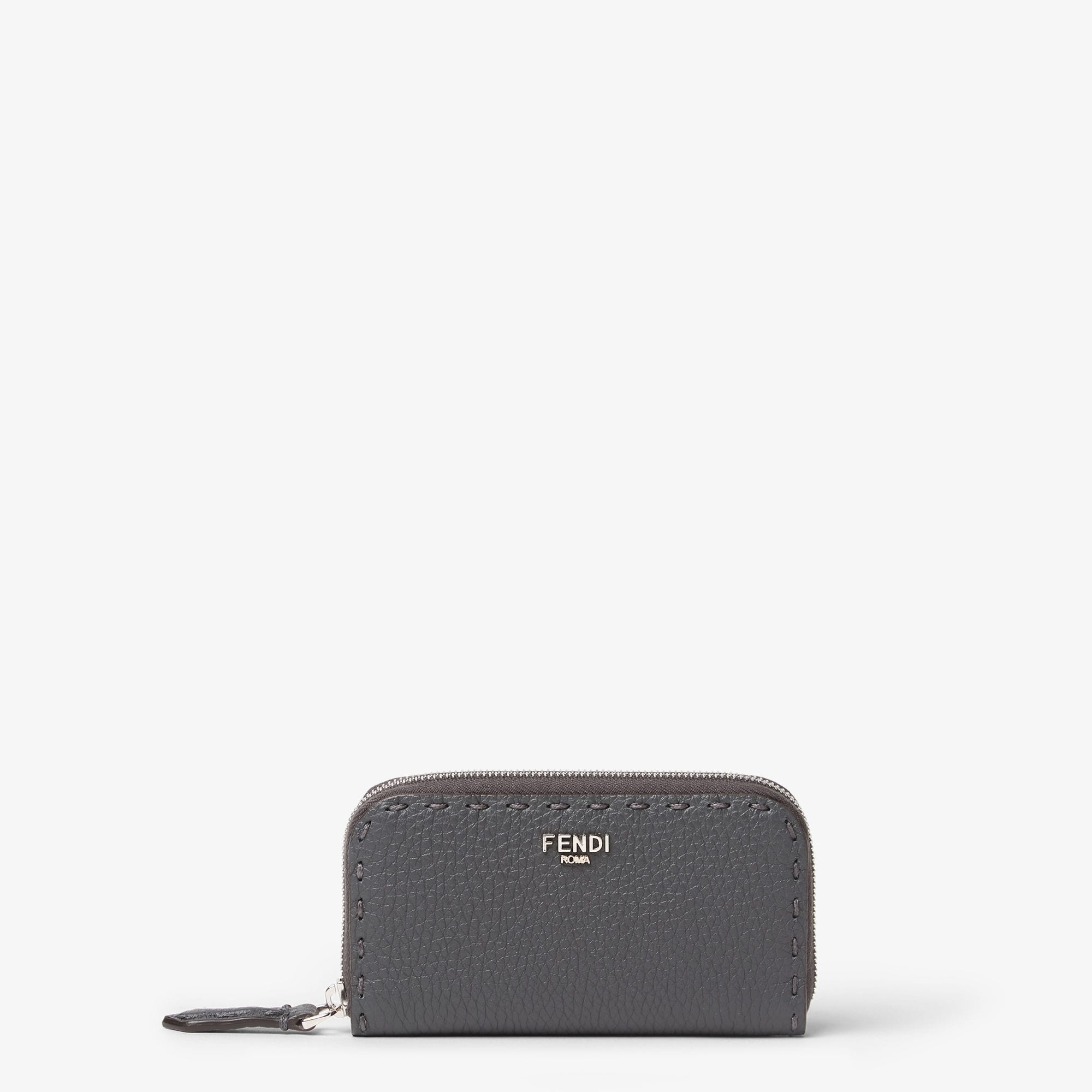セレリア ミニ ジップアラウンド財布 ミニ カーフレザー グレー | Fendi