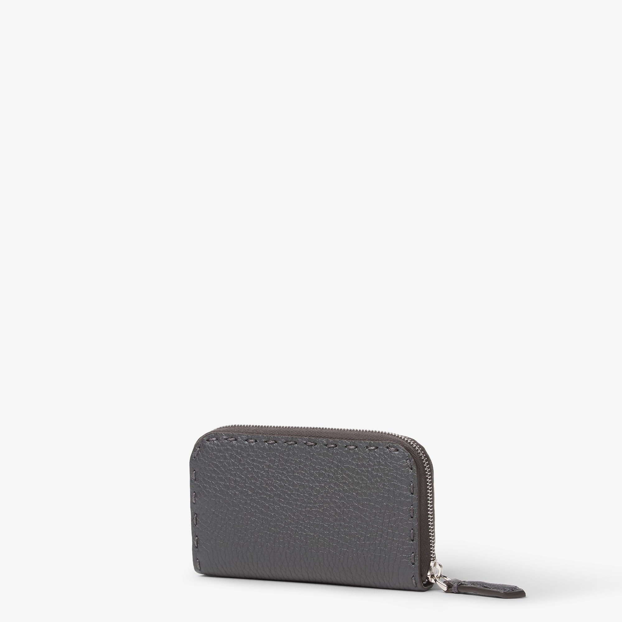 セレリア ミニ ジップアラウンド財布 ミニ カーフレザー グレー | Fendi